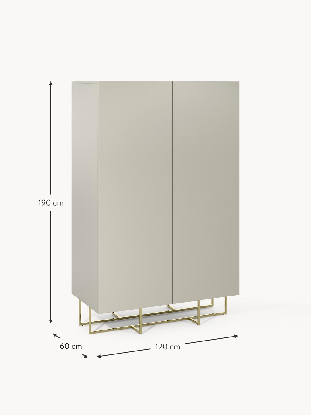 Joe Small Wooden Wardrobe