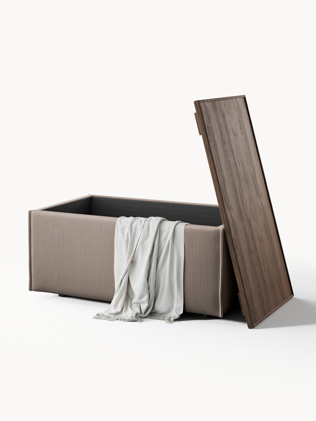 Lennon Corduroy Ottoman with Storage
