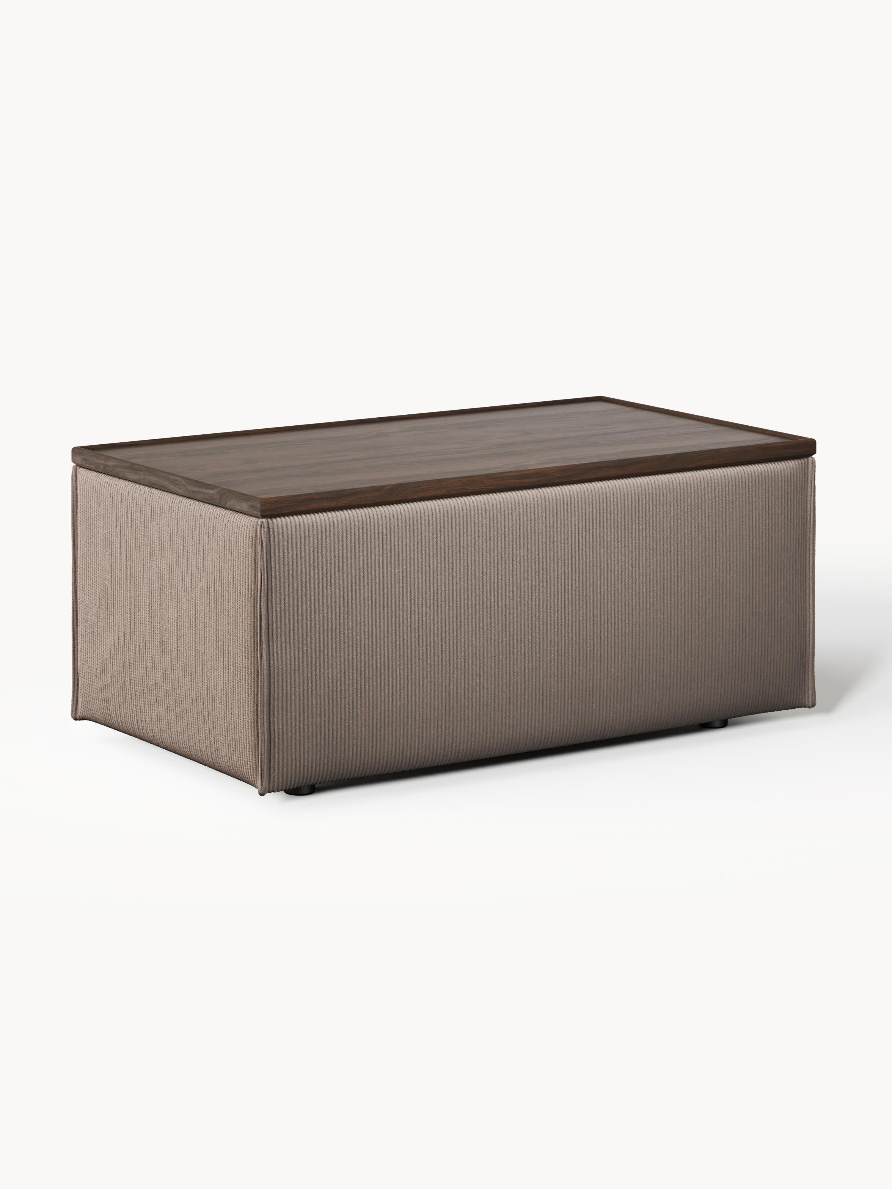 Gallery image 1 - Corduroy Ottoman Lennon with Storage
