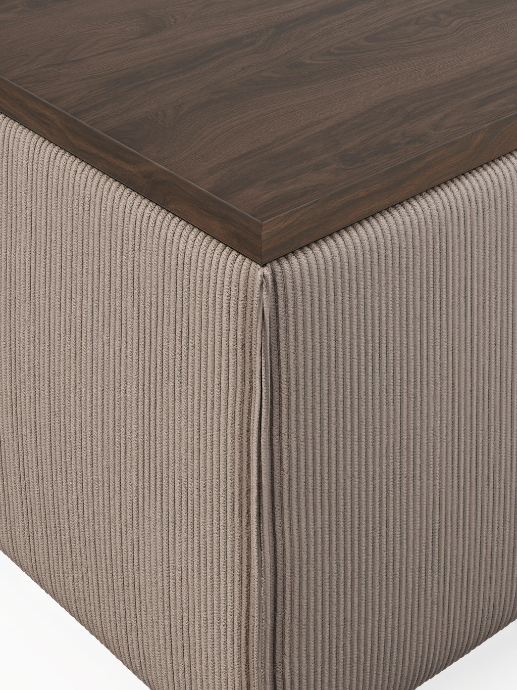 Lennon Corduroy Ottoman with Storage