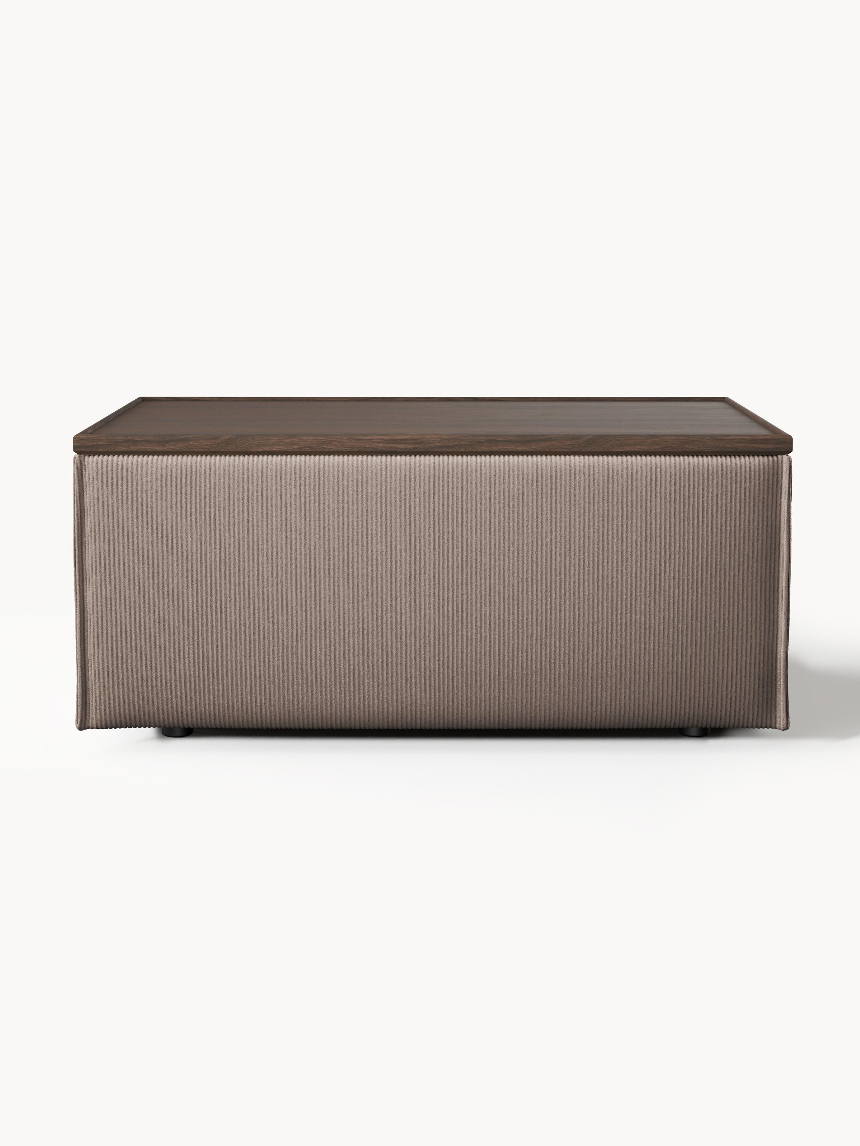 Lennon Corduroy Ottoman with Storage