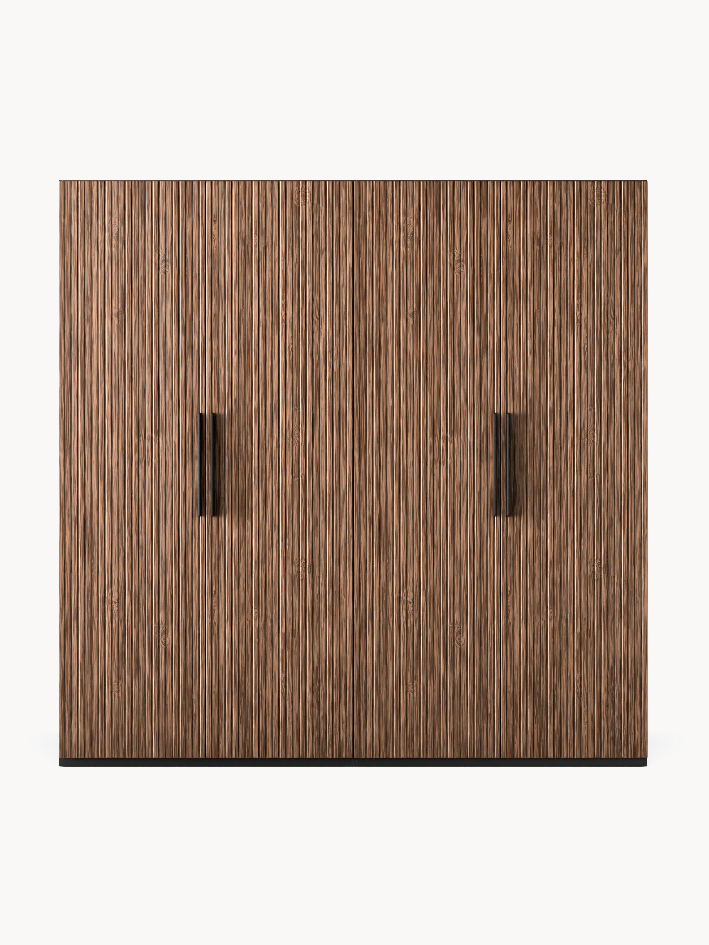 Simone Modular Revolving Door Wardrobe, 200 cm Wide, in various sizes