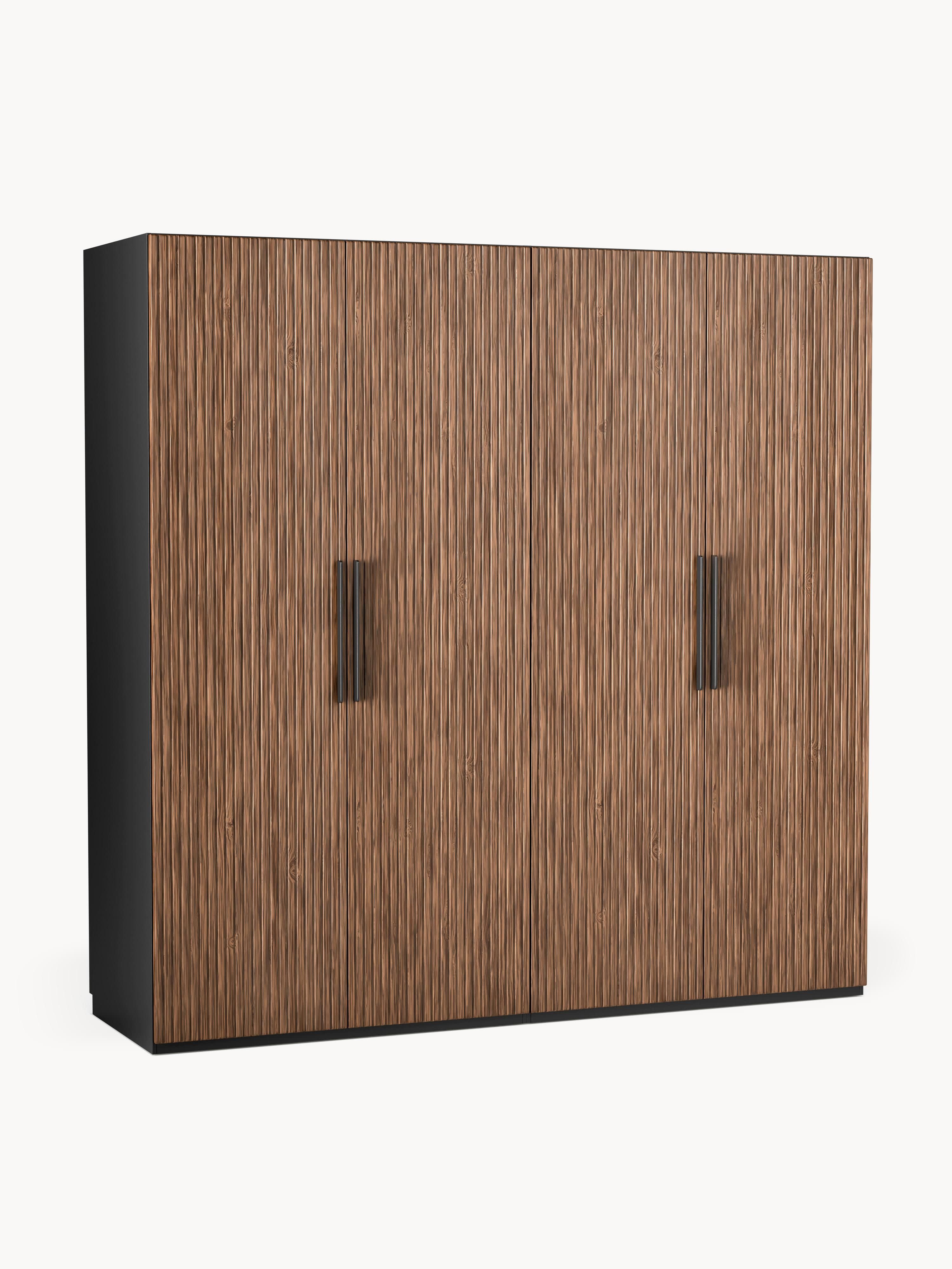 Simone Modular Revolving Door Wardrobe, 200 cm Wide, in various sizes