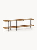 Gallery image 1 - Low Wooden Shelving Unit Renee