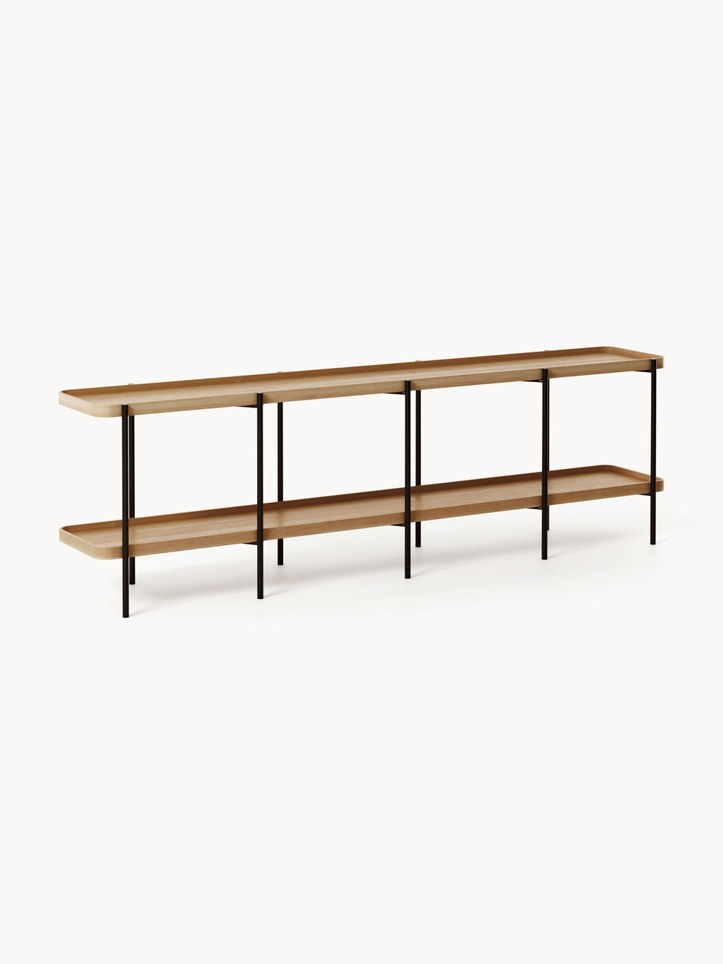 Renee Low Wooden Shelving Unit