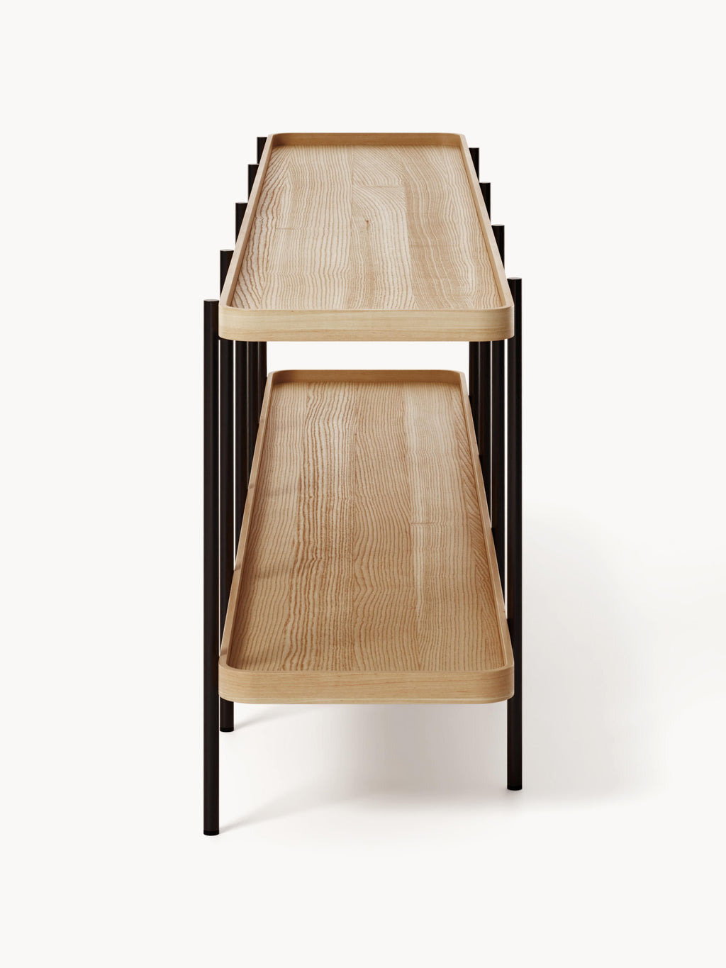 Renee Low Wooden Shelving Unit