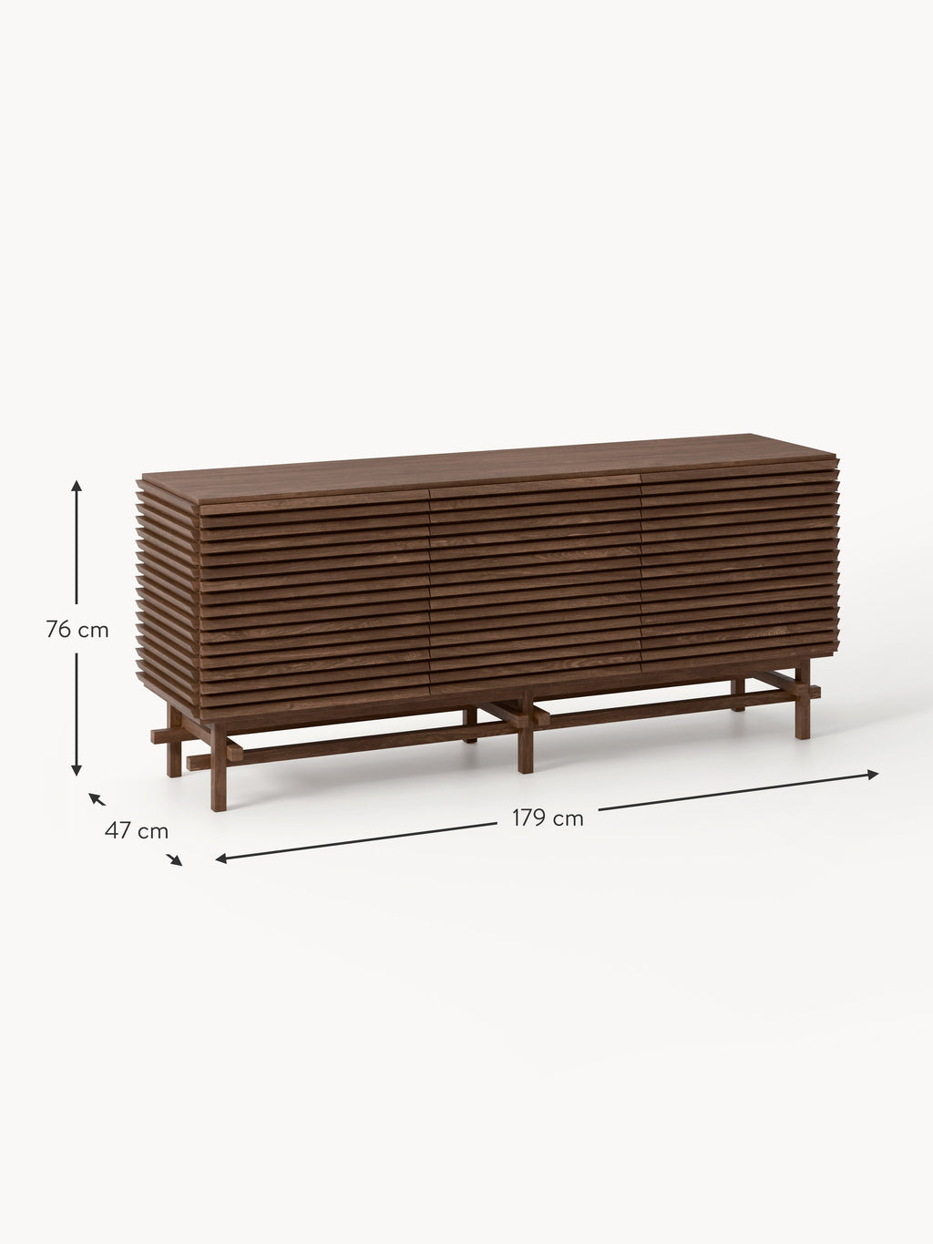 Pierce Oak Wood Sideboard