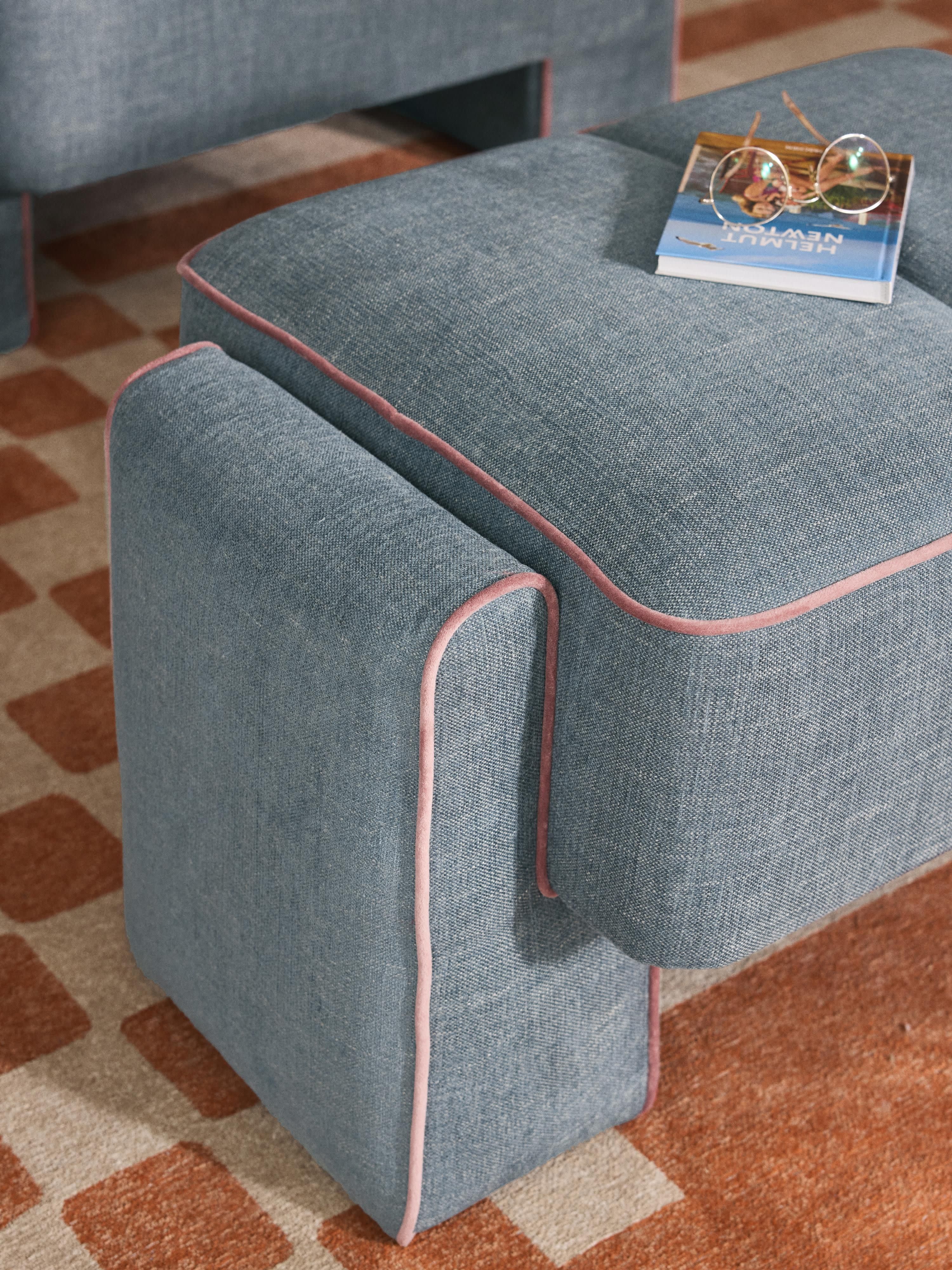 Bobi Upholstered Ottoman