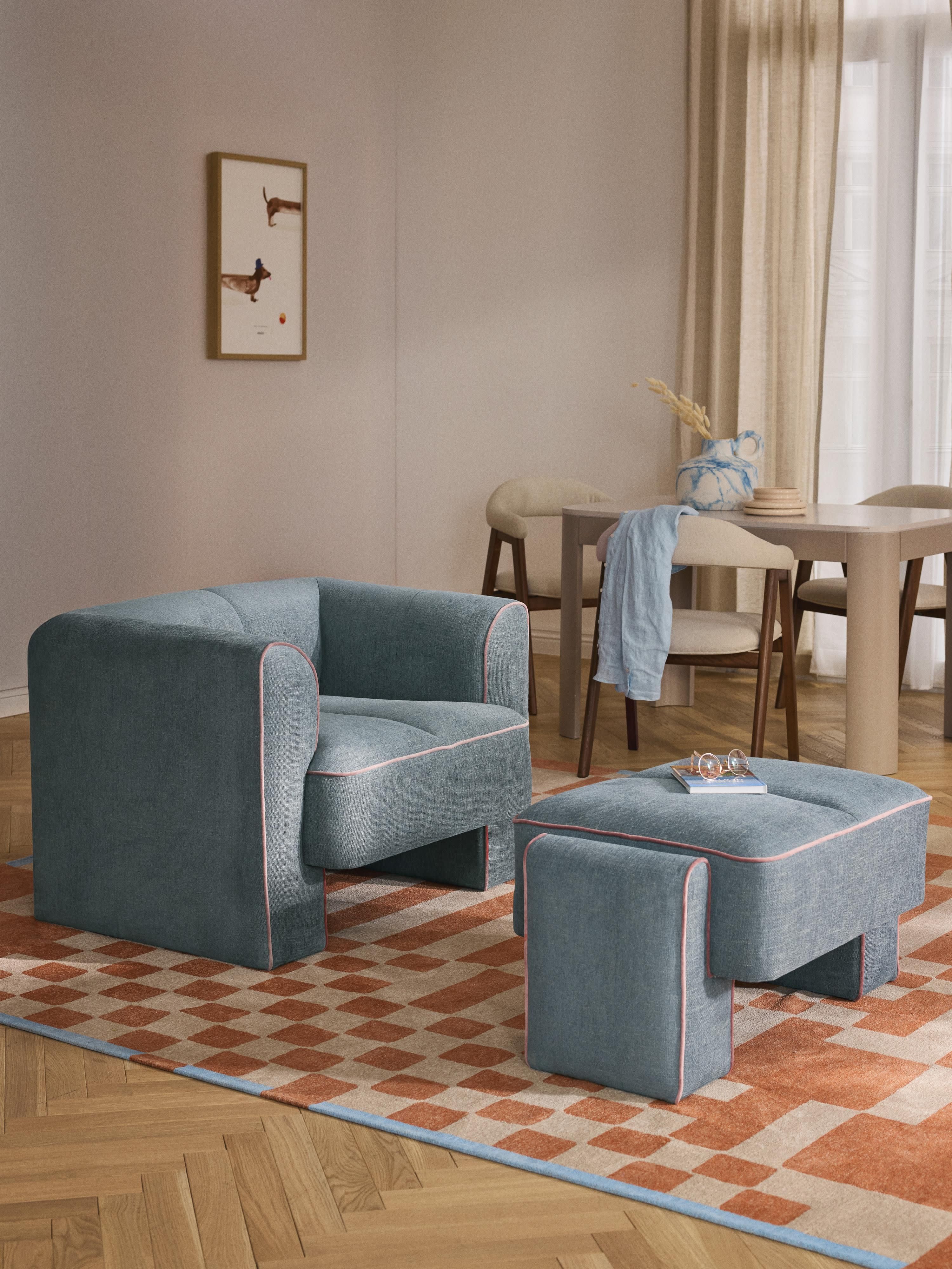 Bobi Upholstered Ottoman