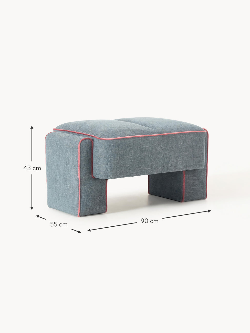Bobi Upholstered Ottoman