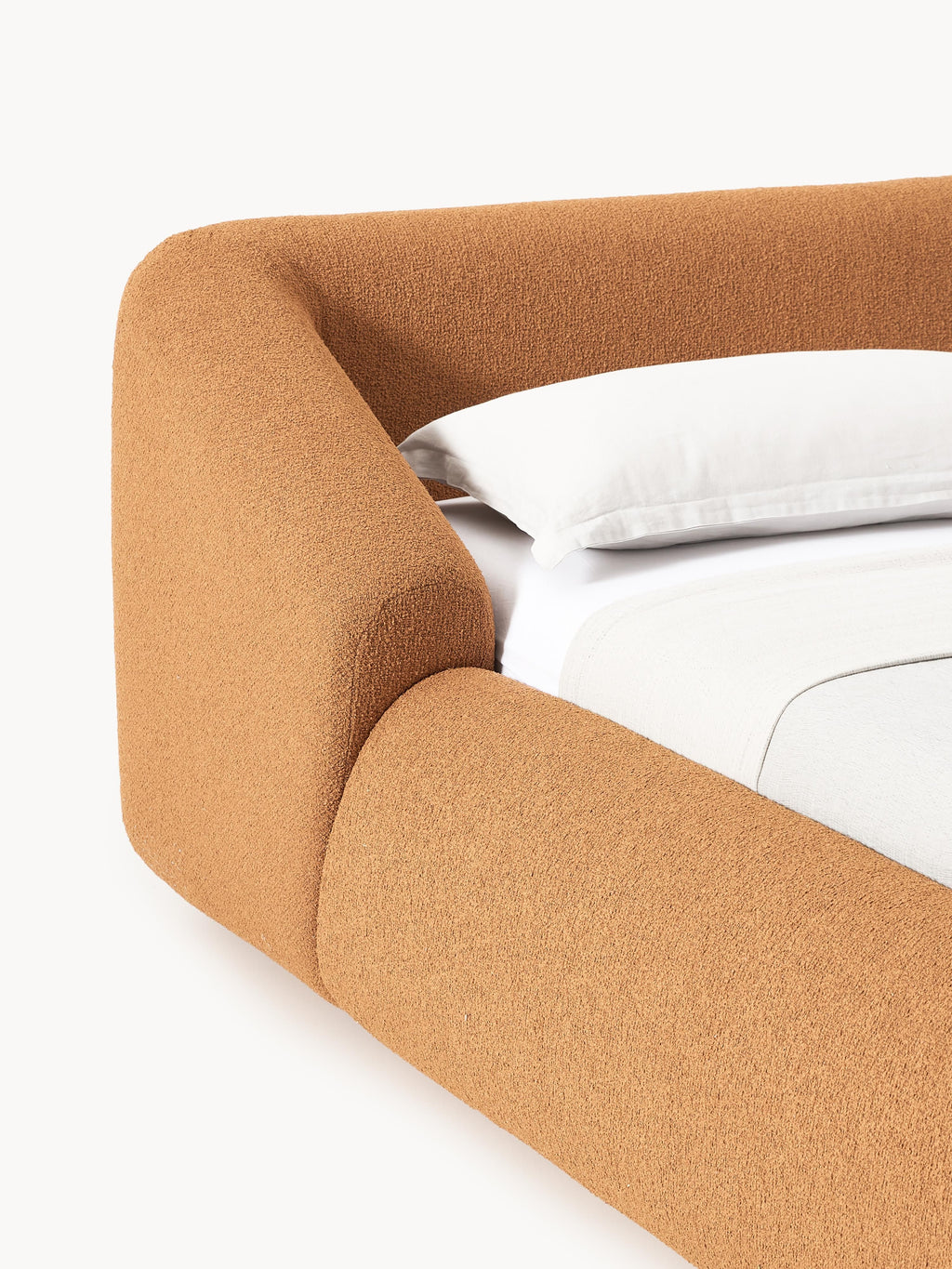 Sofia Upholstered Bouclé Bed