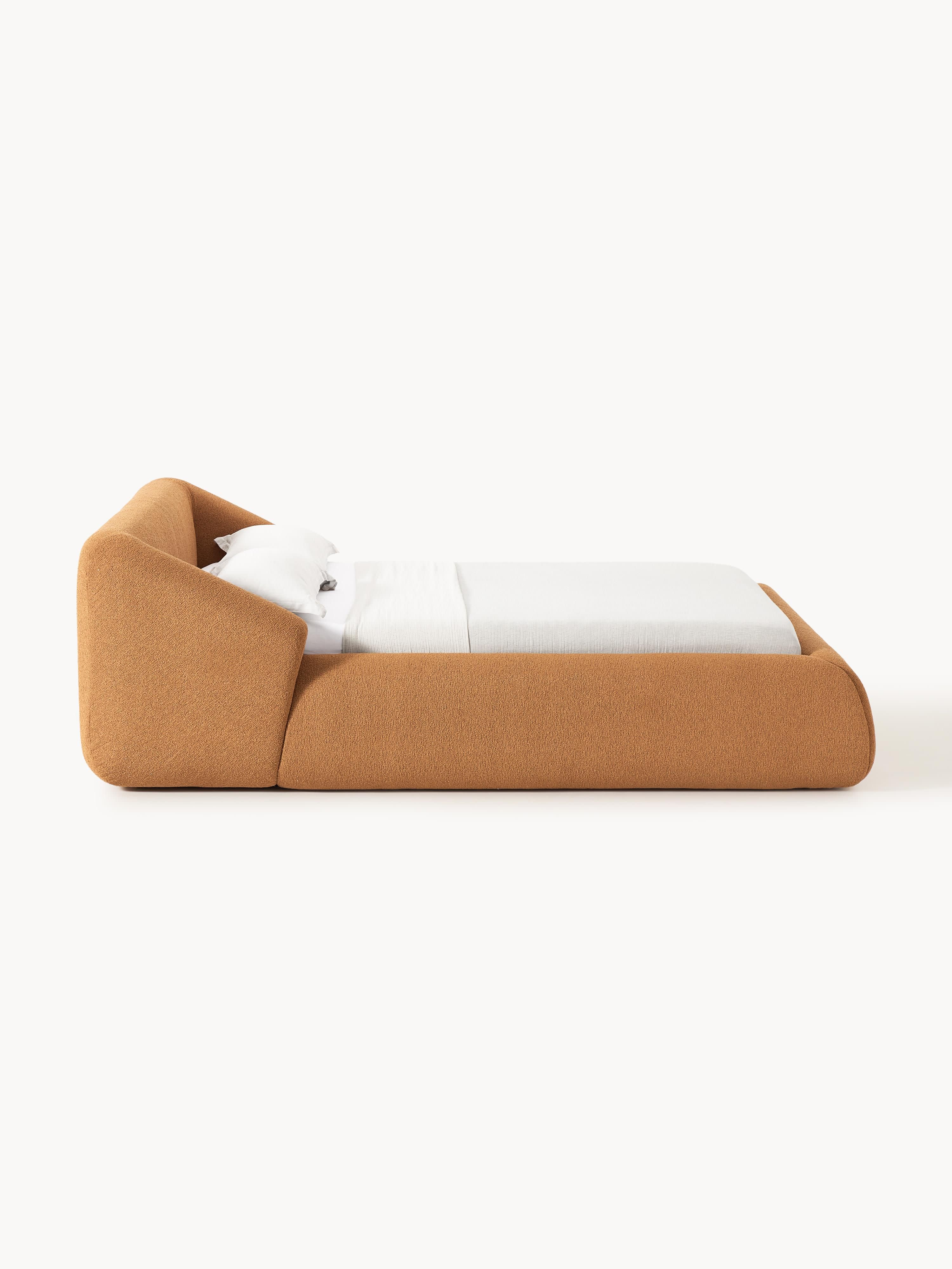 Sofia Upholstered Bouclé Bed
