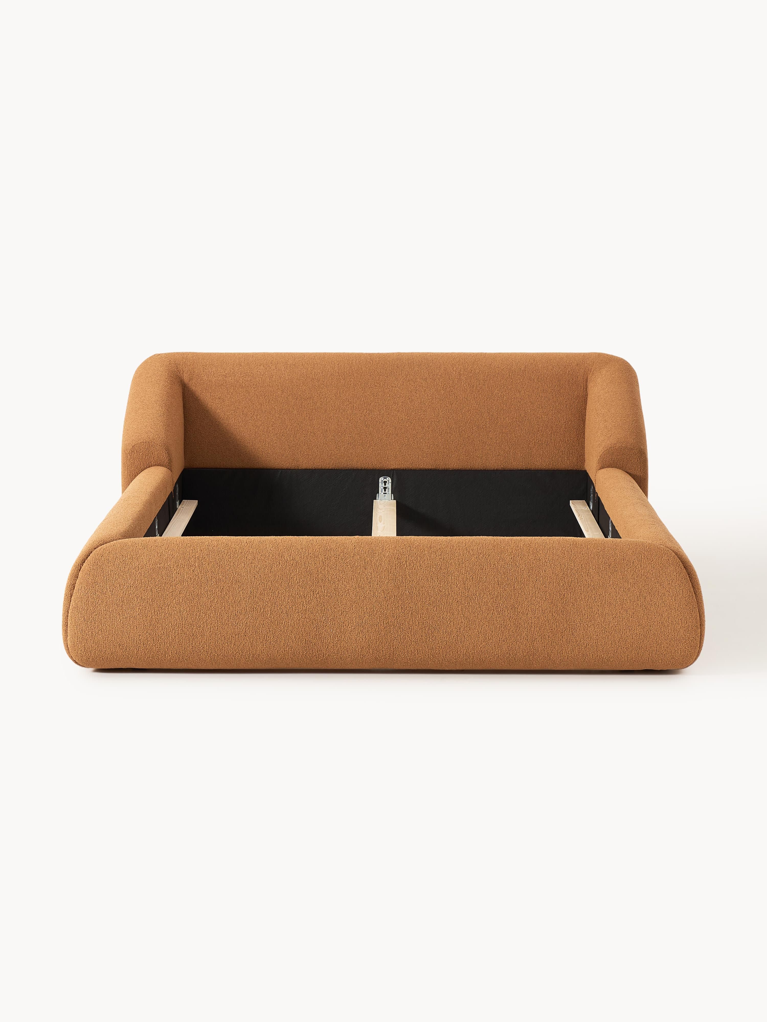 Sofia Upholstered Bouclé Bed
