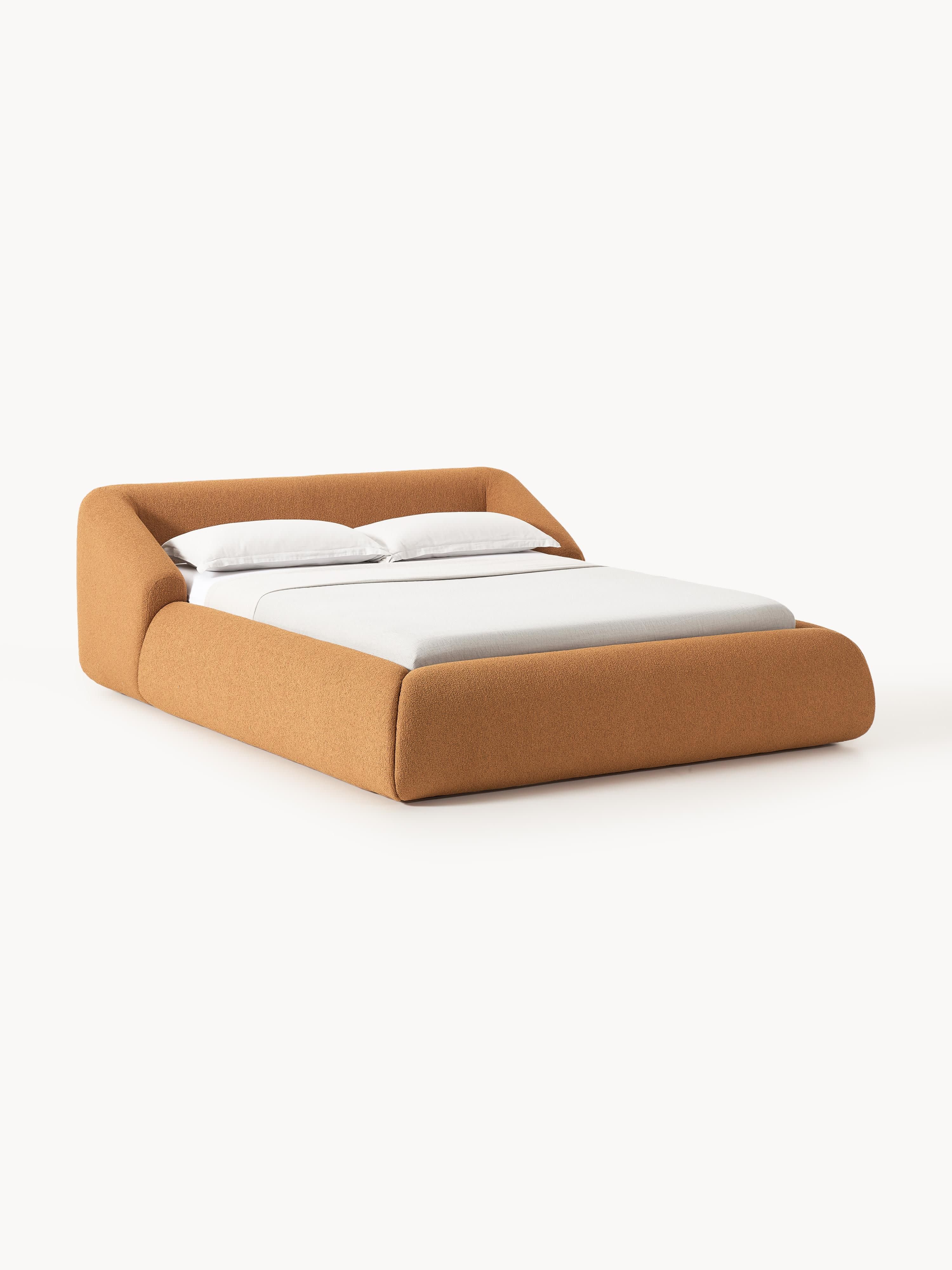 Sofia Upholstered Bouclé Bed