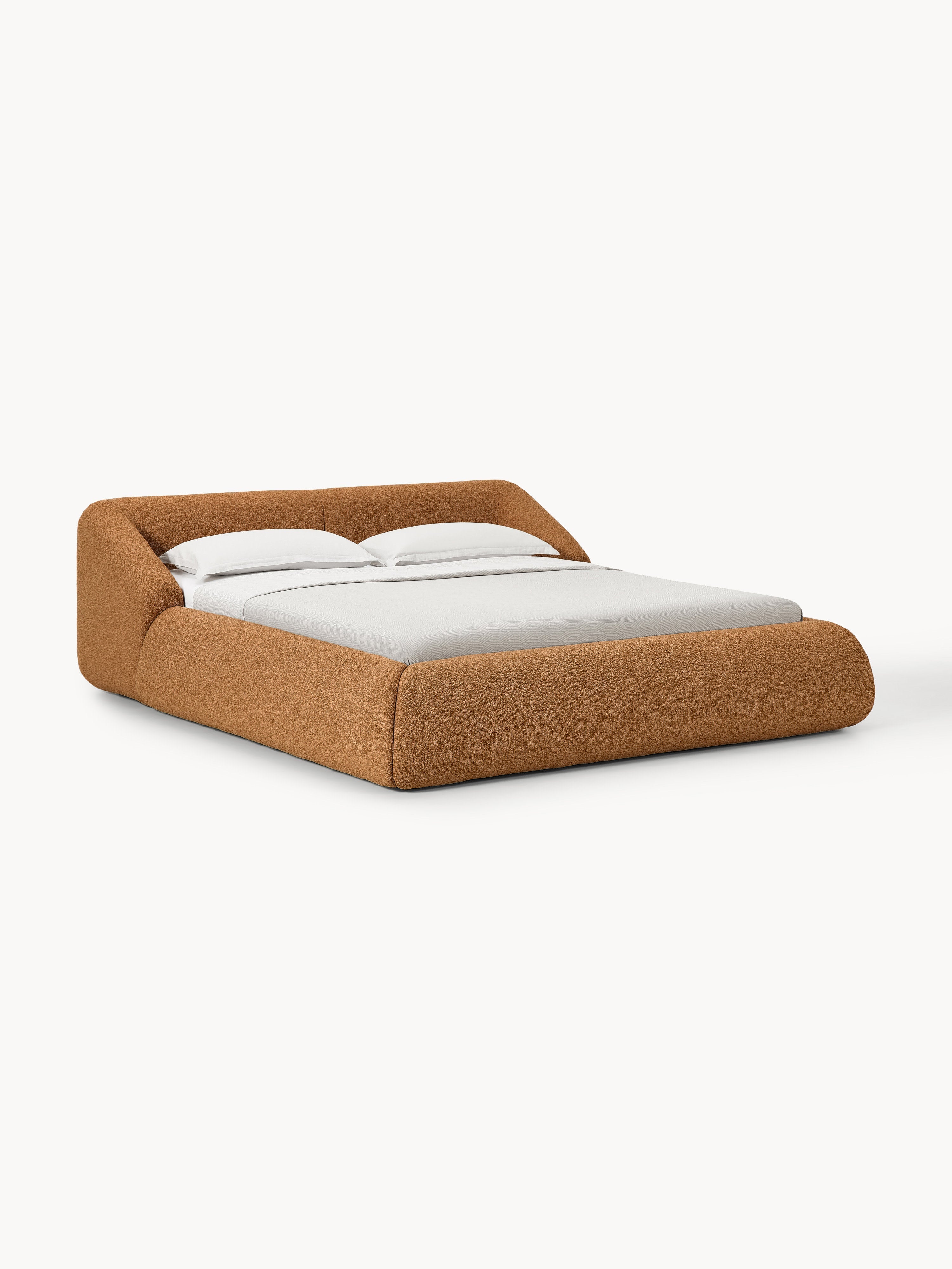 Sofia Upholstered Bouclé Bed