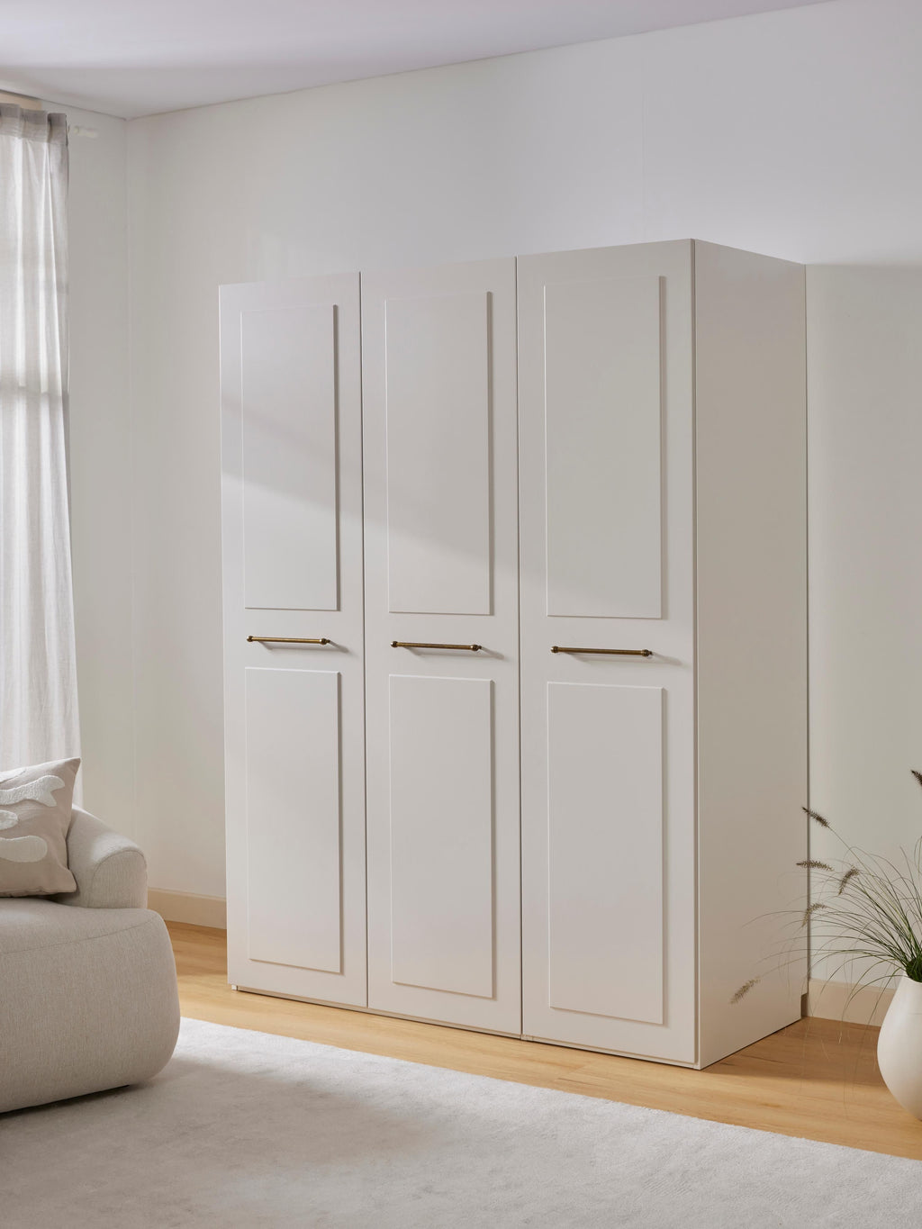 Charlotte Modular Hinged Door Wardrobe, 150 cm Wide, in various sizes