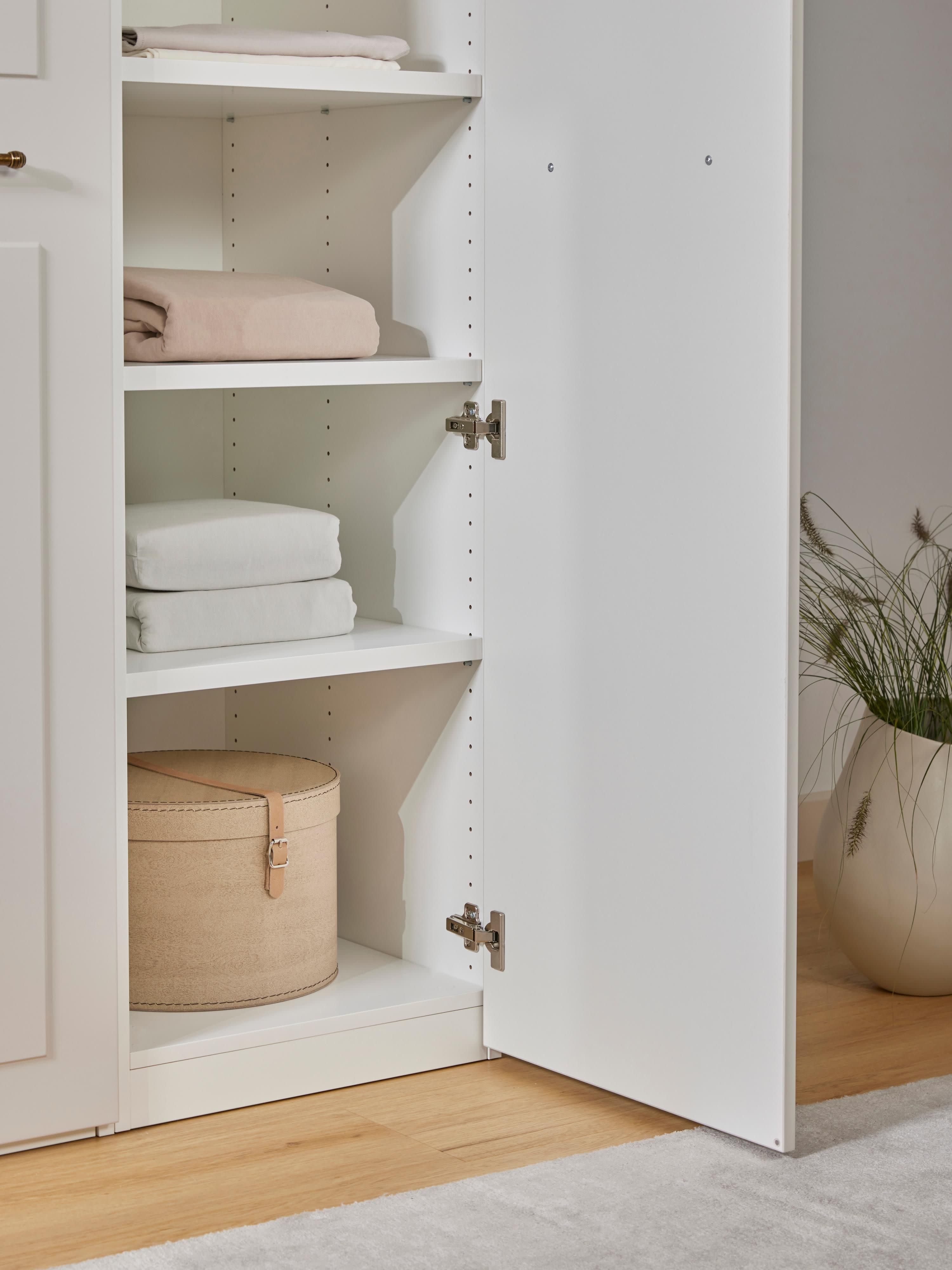 Charlotte Modular Hinged Door Wardrobe, 150 cm Wide, in various sizes