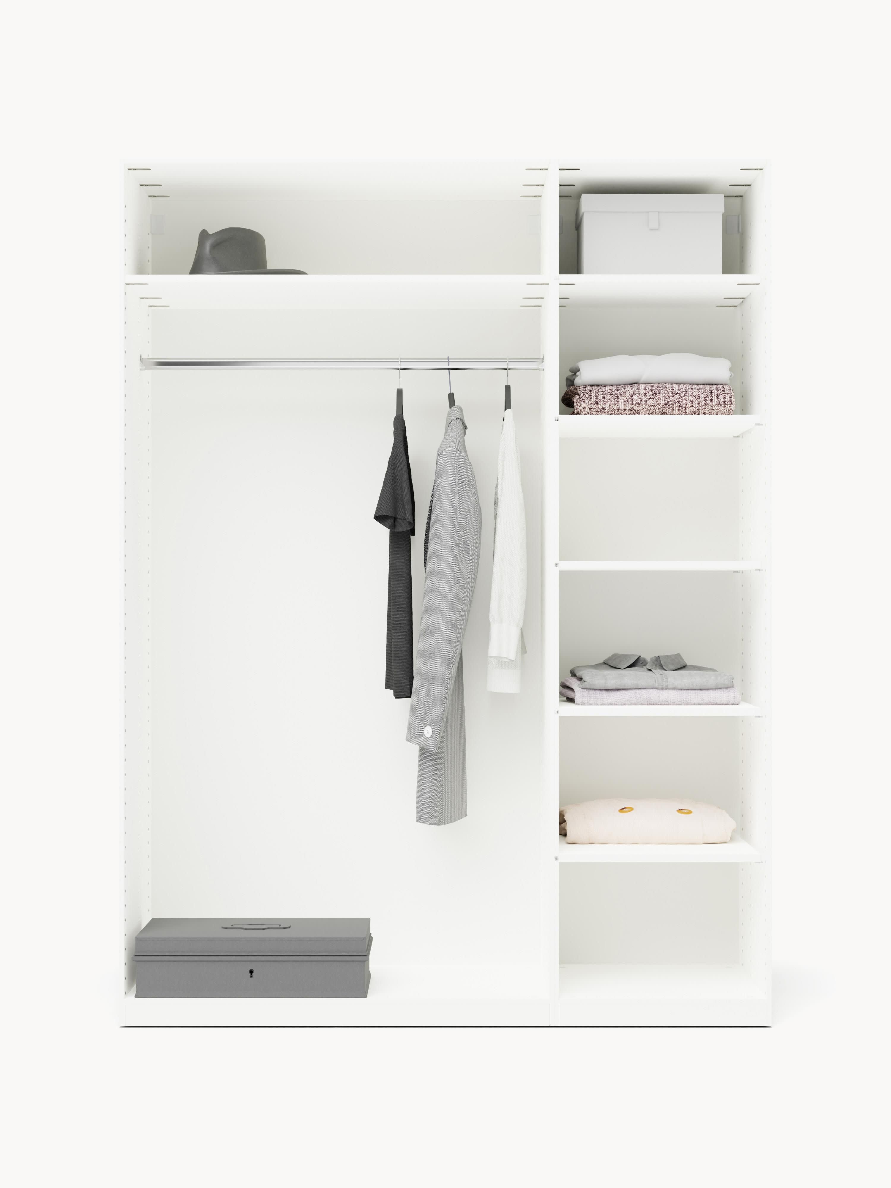 Charlotte Modular Hinged Door Wardrobe, 150 cm Wide, in various sizes