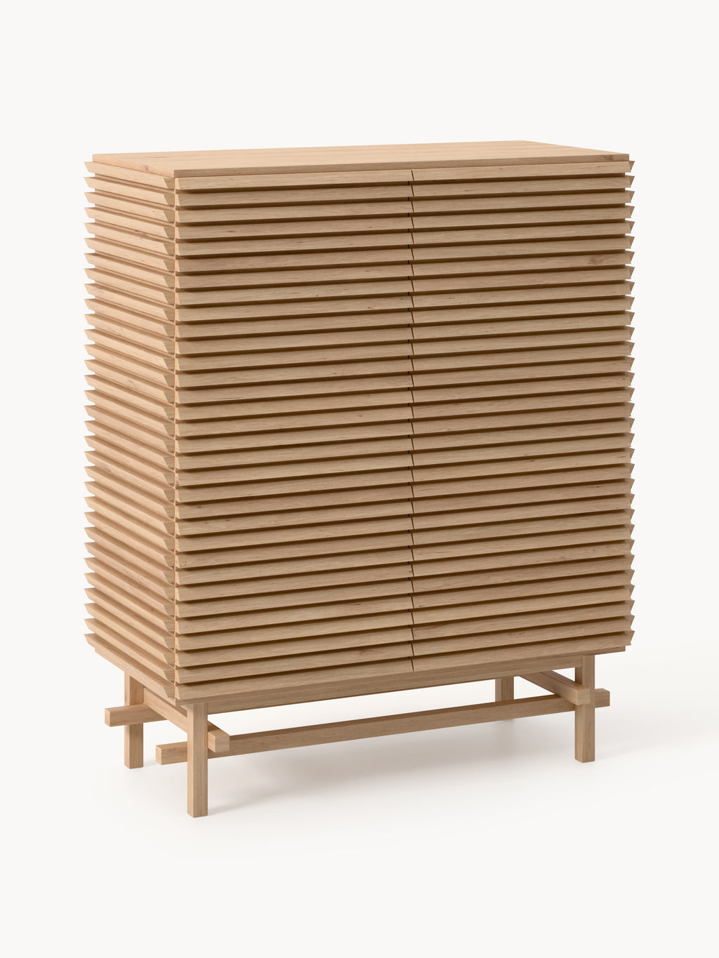 Gallery image 1 - Oak Wood Highboard Pierce