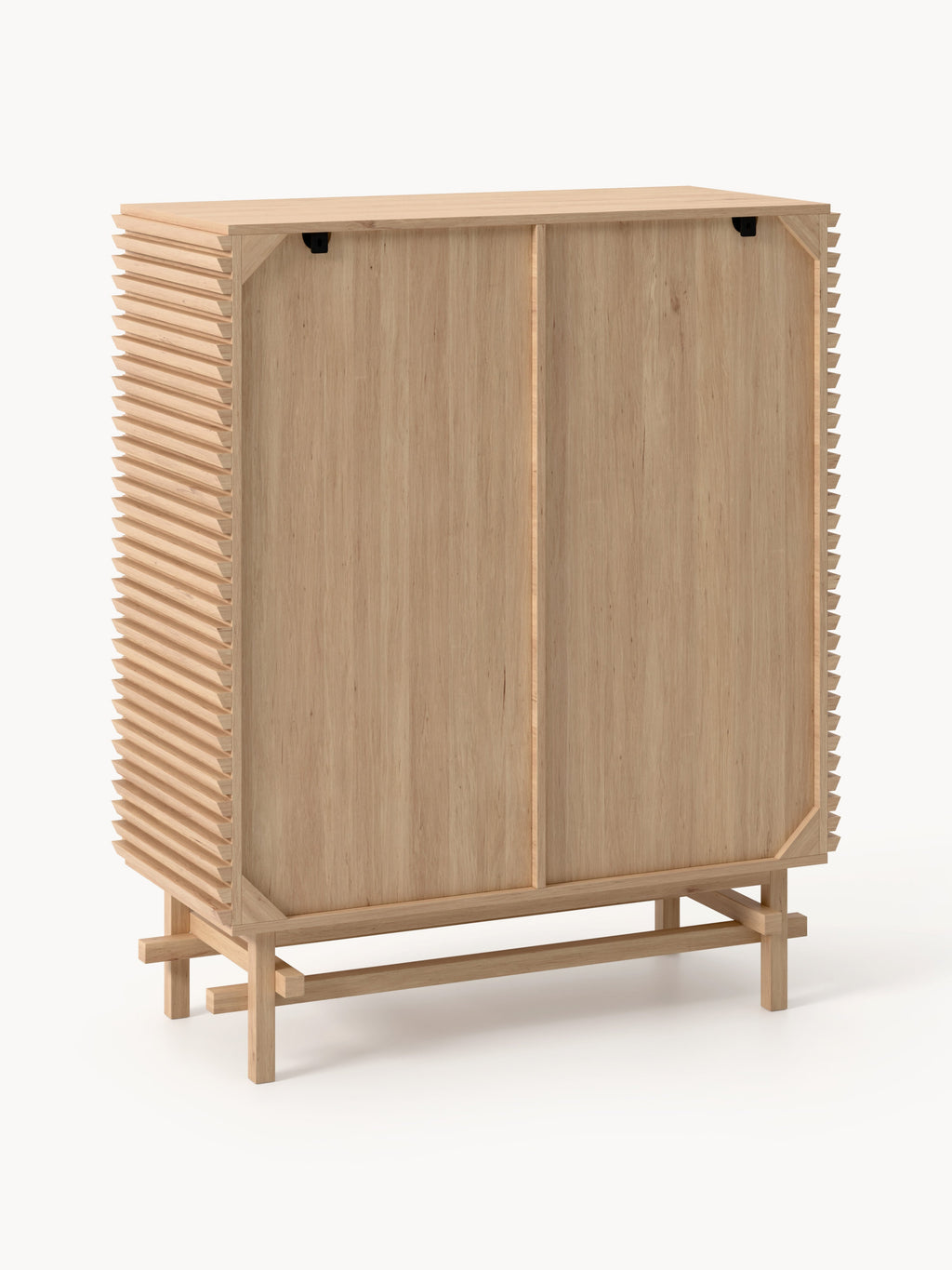 Pierce Oak Wood Highboard