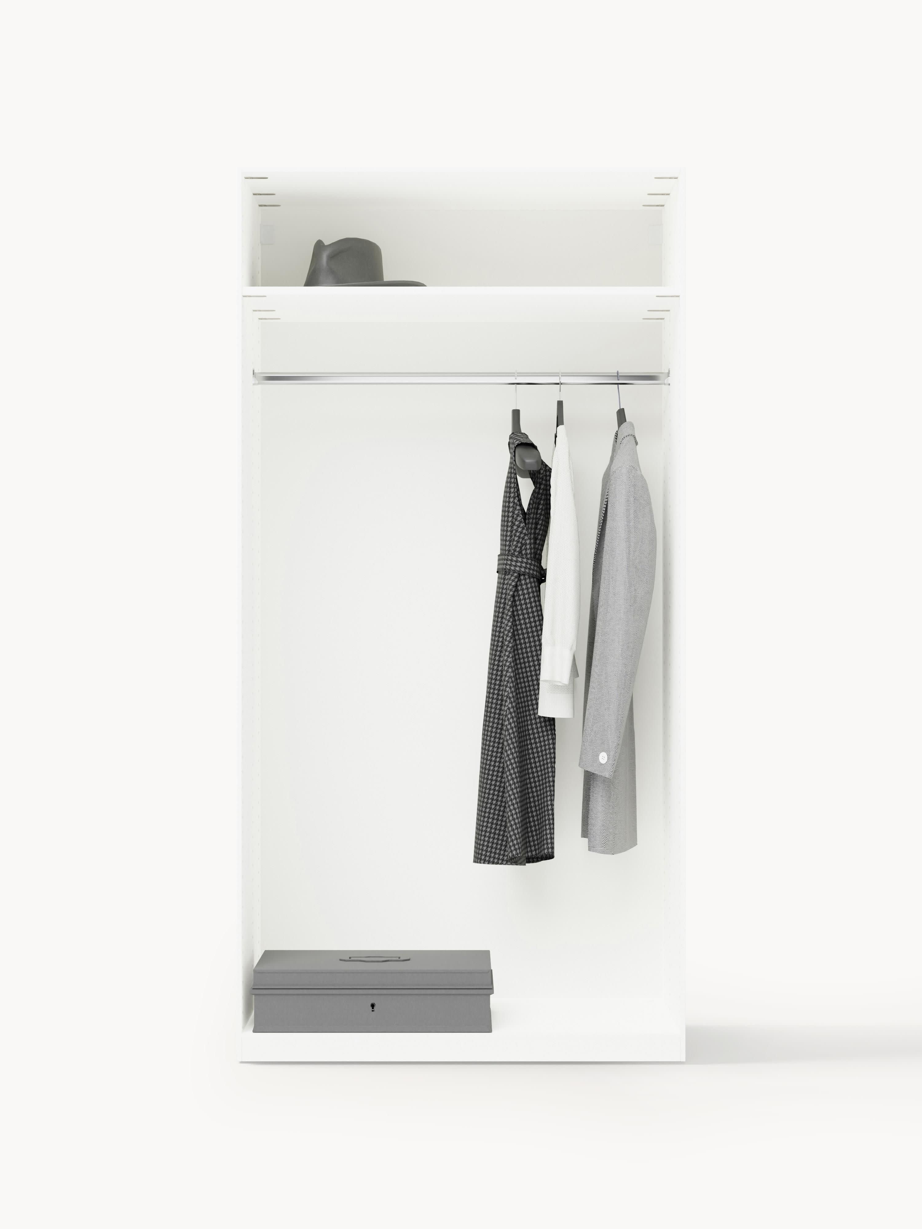 Denise Modular Hinged Door Wardrobe, 100 cm Wide, in various sizes