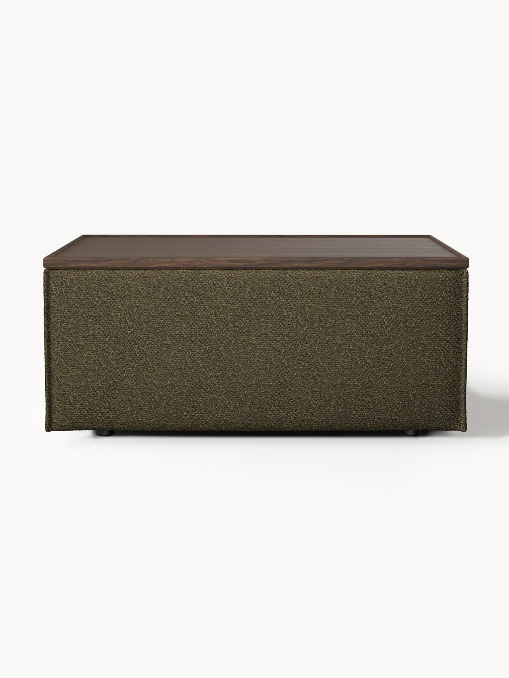 Lennon Bouclé Ottoman with Storage