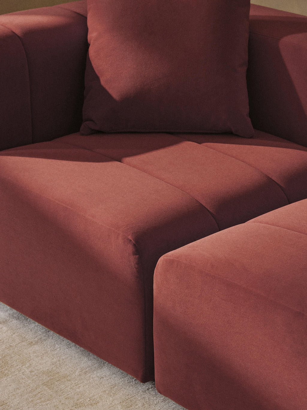 Lena Modular Velvet Sofa (2-seater)