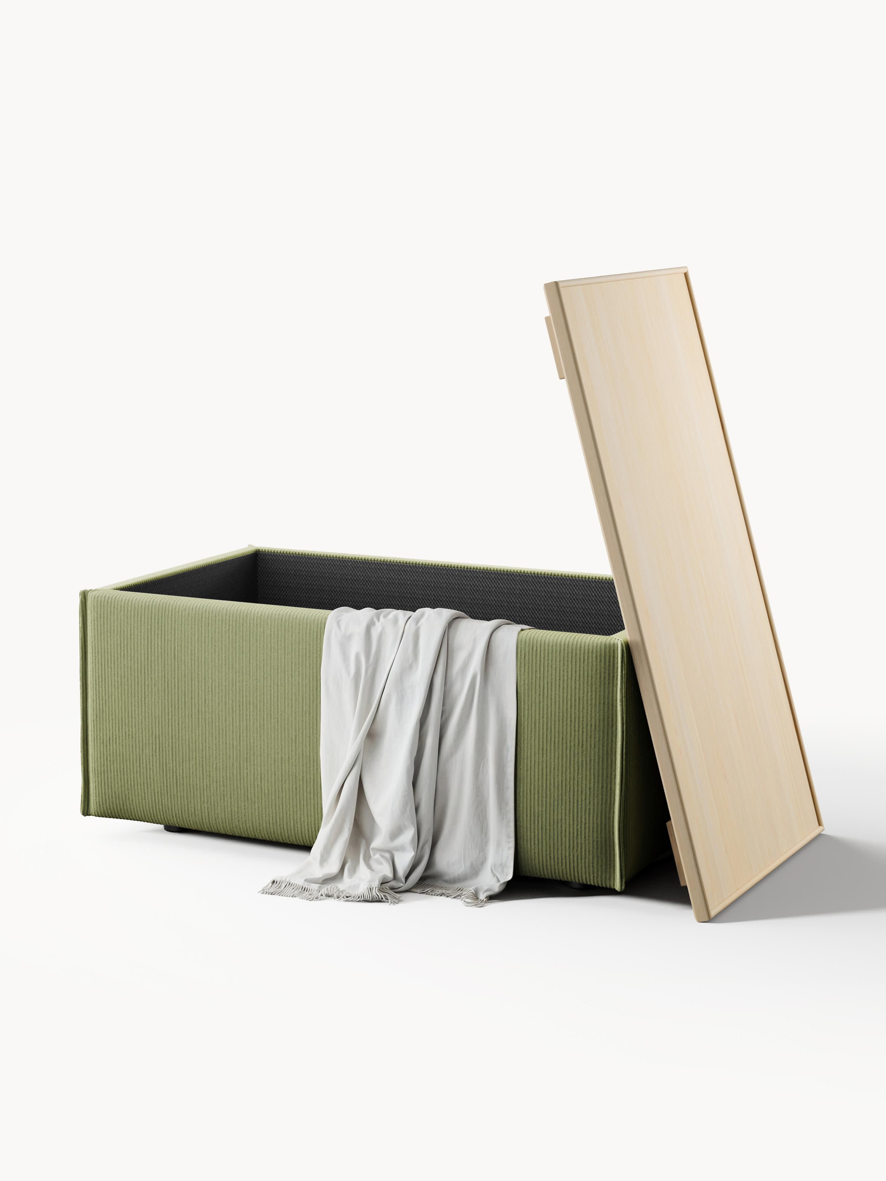 Lennon Corduroy Ottoman with Storage