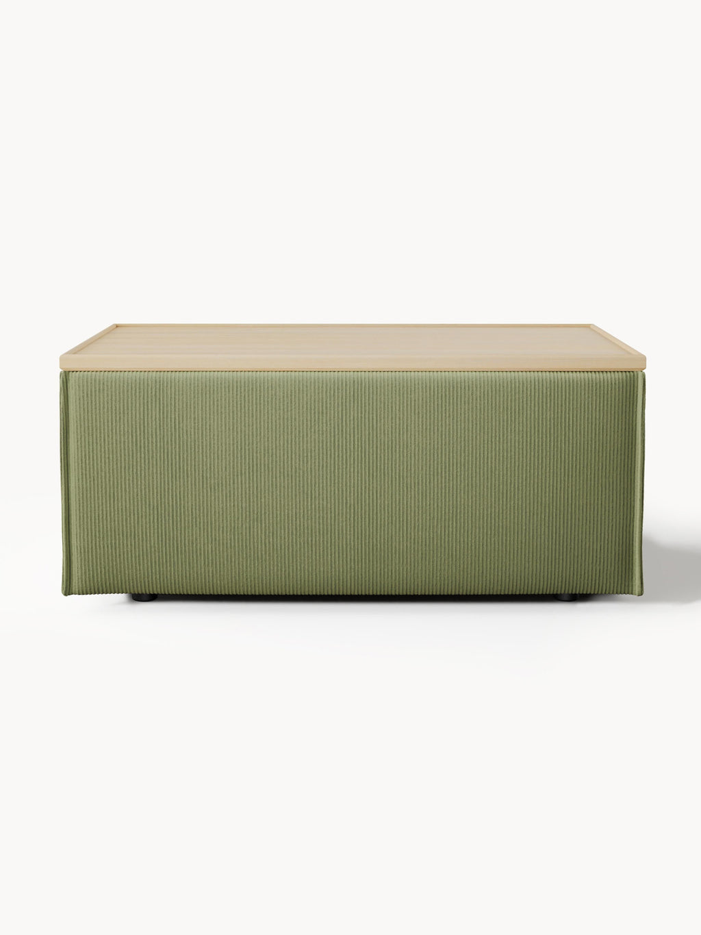 Lennon Corduroy Ottoman with Storage