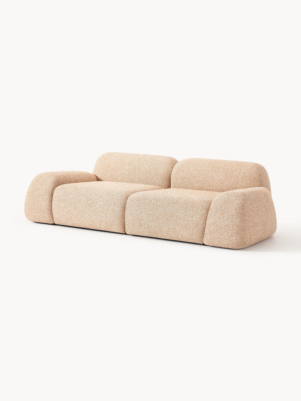 Wolke Modular Bouclé Sofa (3-seater)