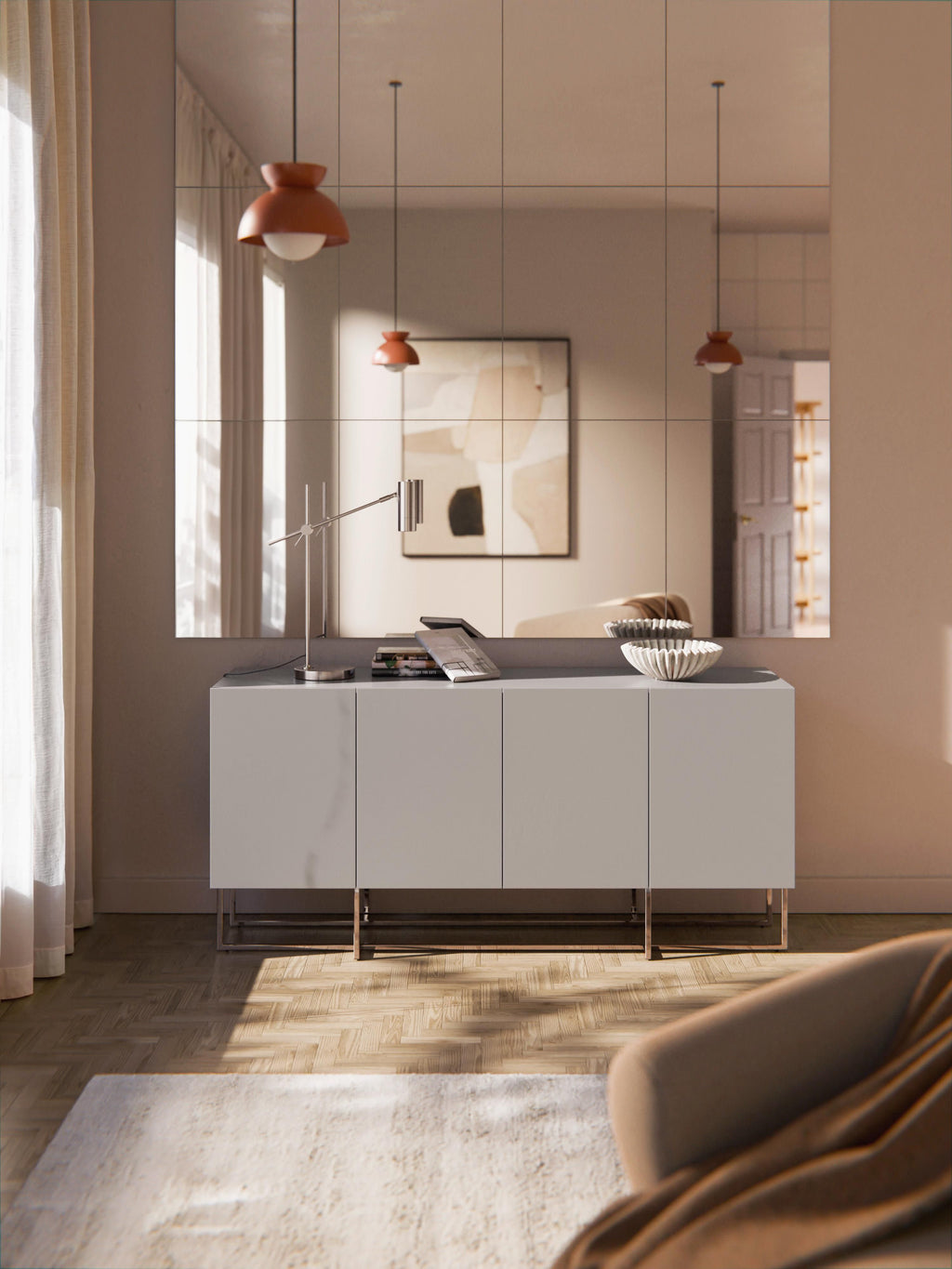 Joe Wooden Sideboard