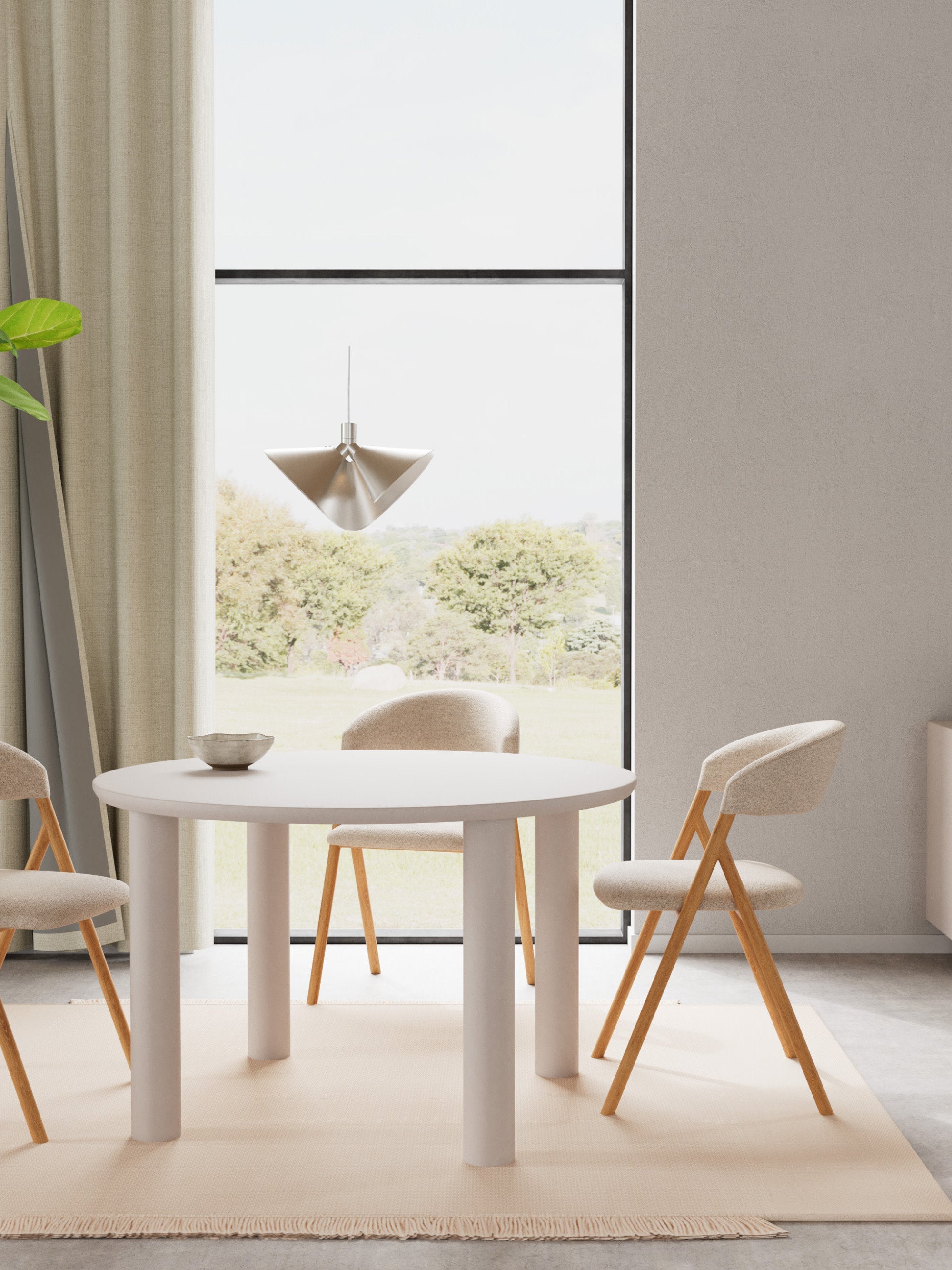 Magee Round Dining Table, Ø 120 cm