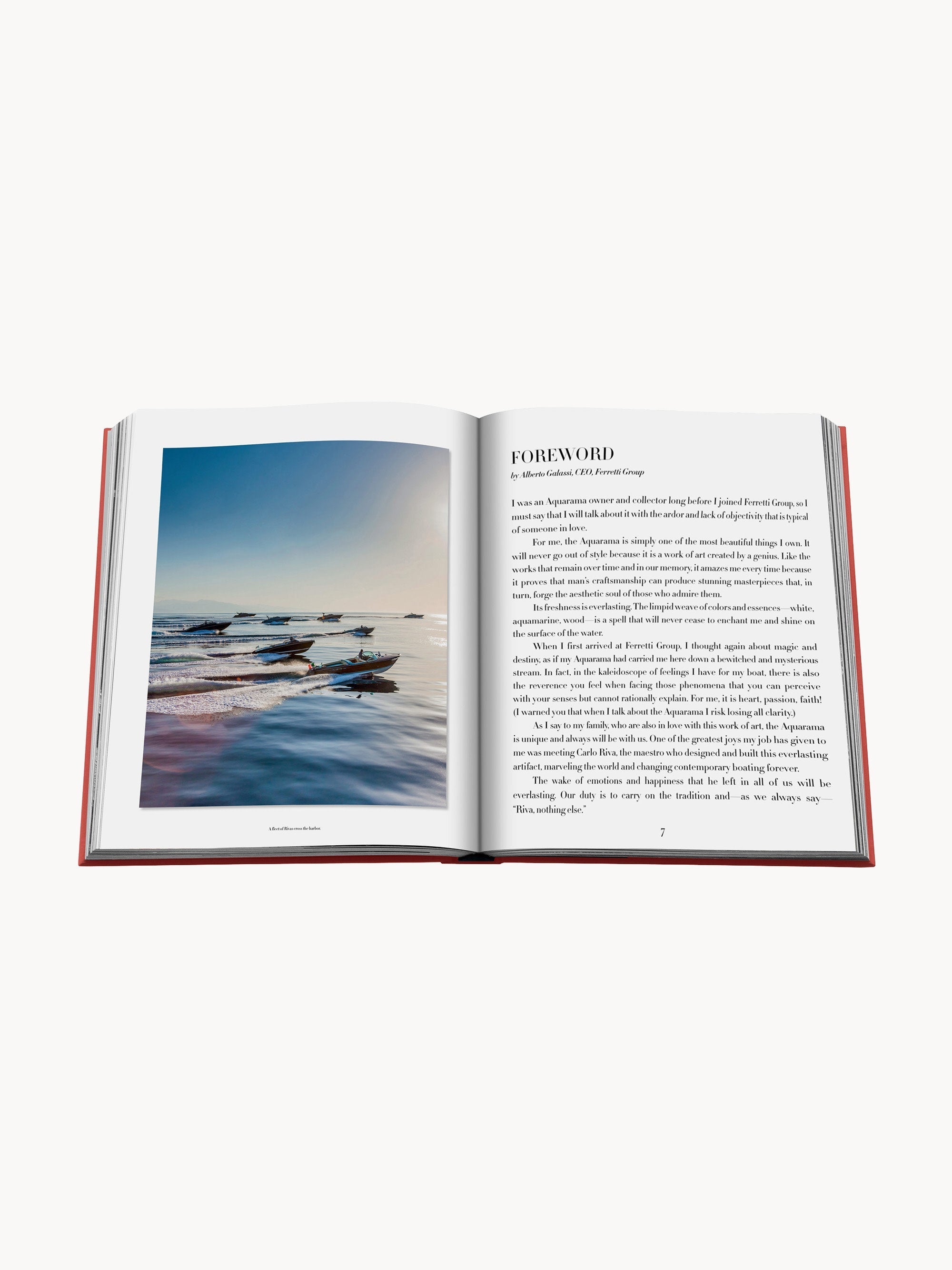 Aquarama Coffee Table Book Riva