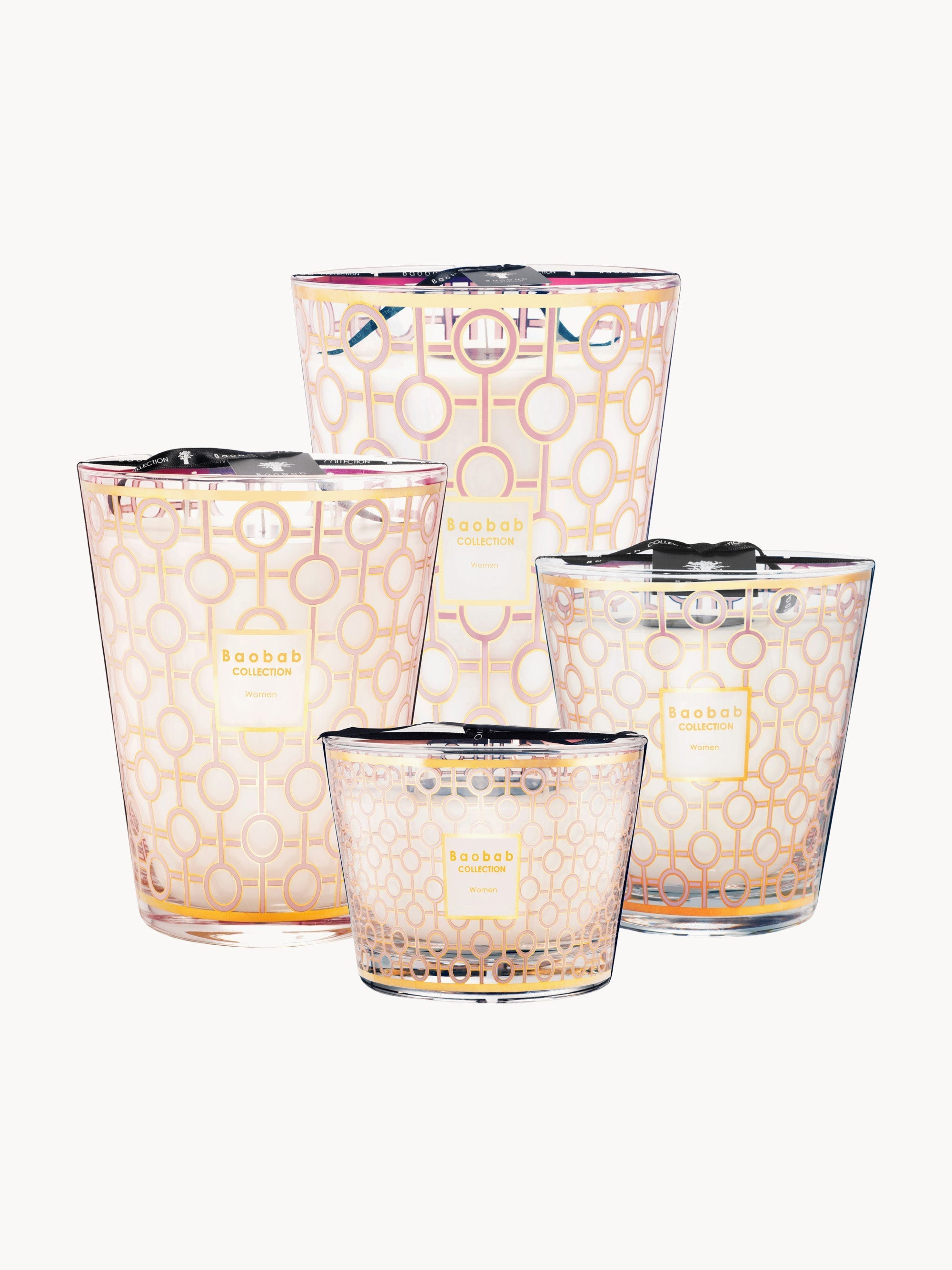 Women Five-Wick Scented Candle (Magnolia, Rose, Musk)