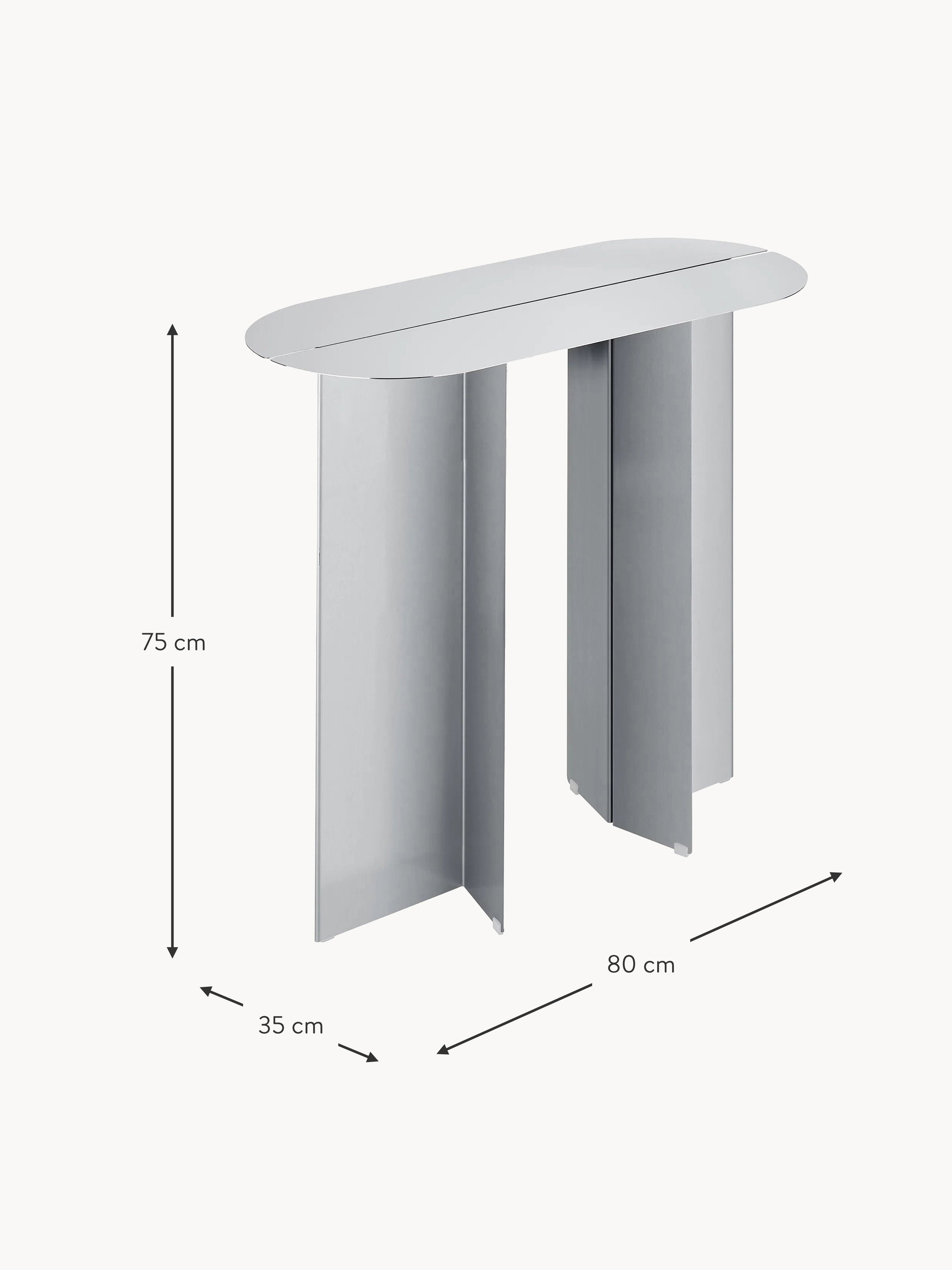 Oru Stainless Steel Sideboard