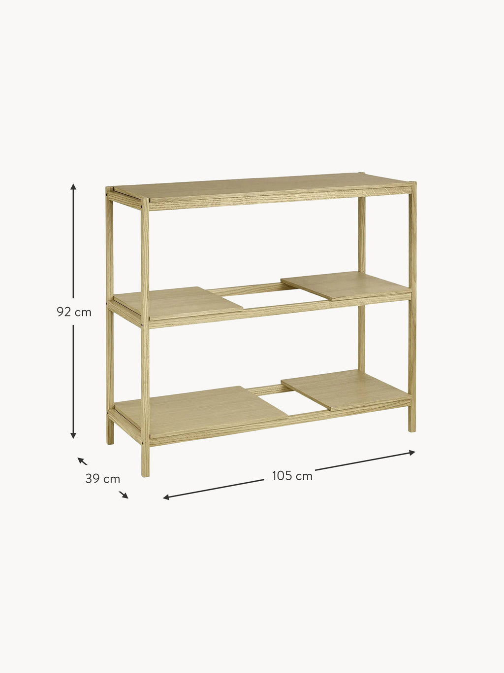 Sukoya Wooden Shelving Unit