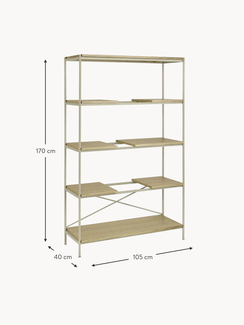 Sukoya Metal Shelf Unit
