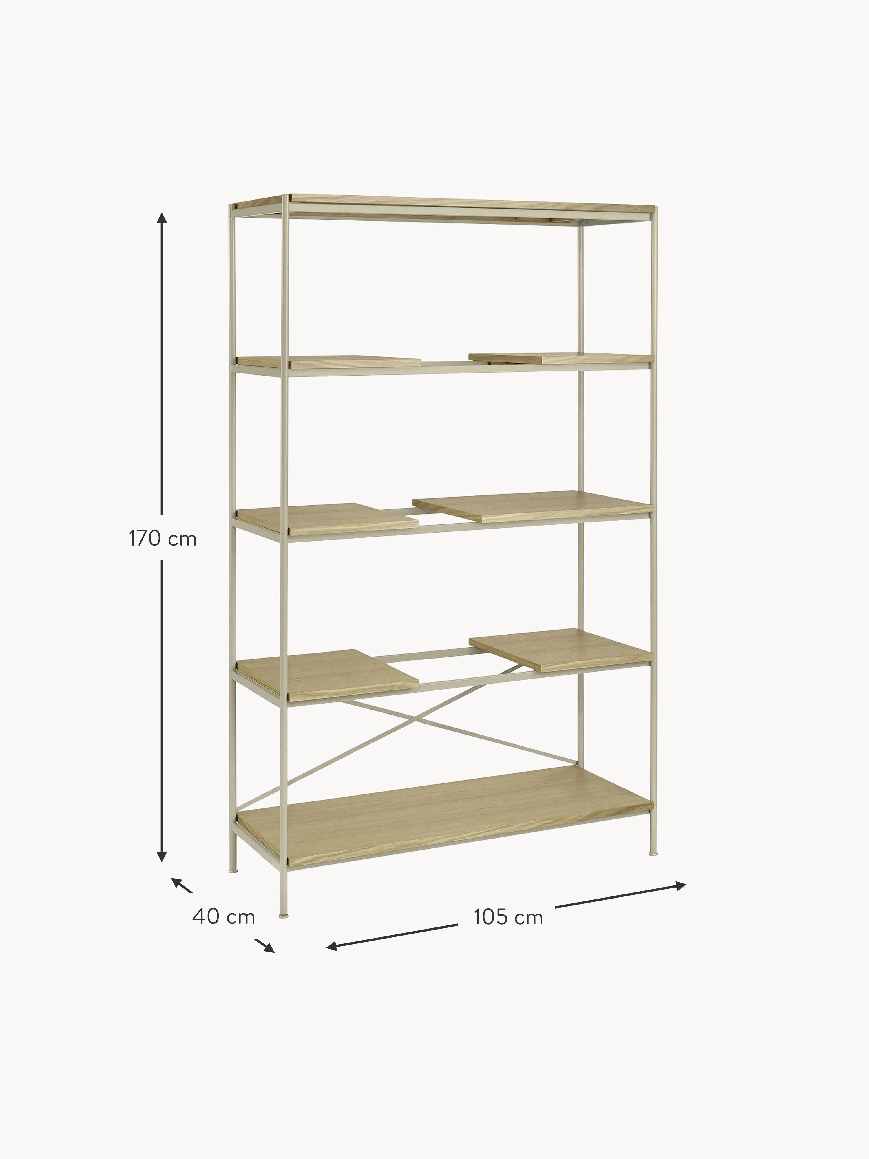 Sukoya Metal Shelf Unit