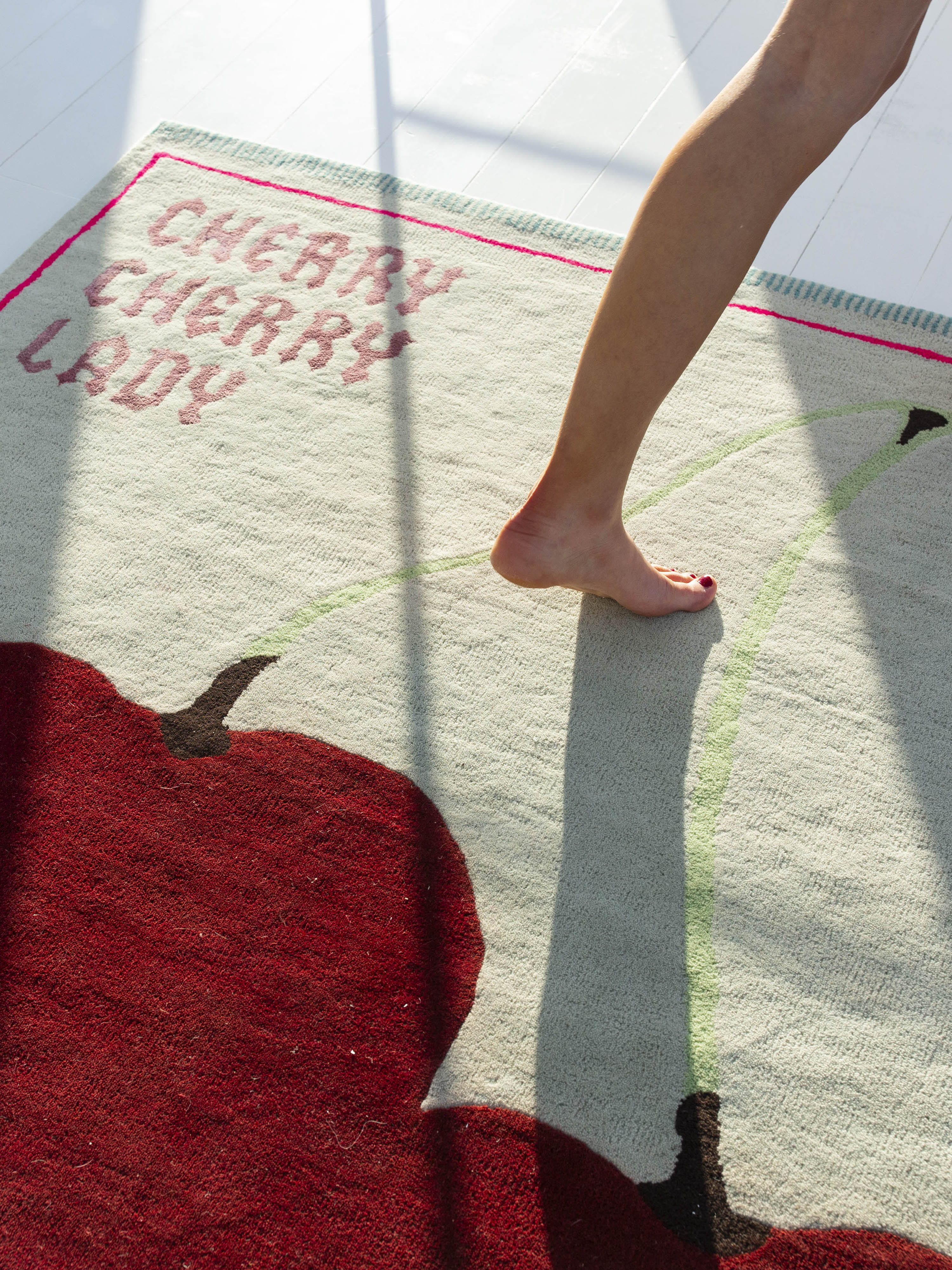 Inky Hand Woven Wool Rug