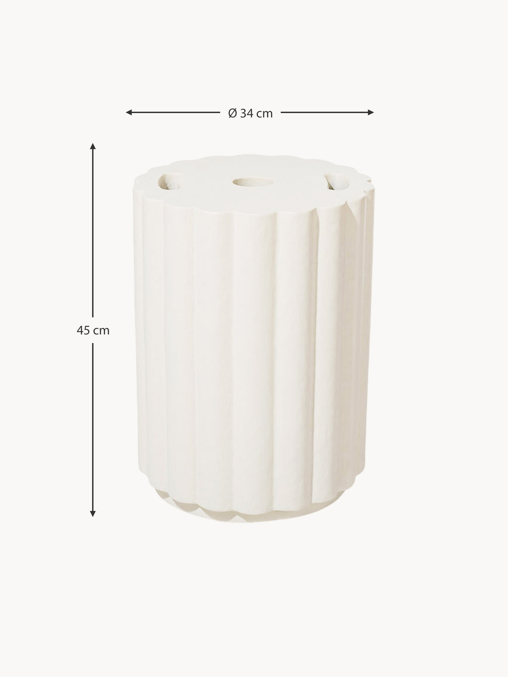 Daisy Outdoor Round Stool