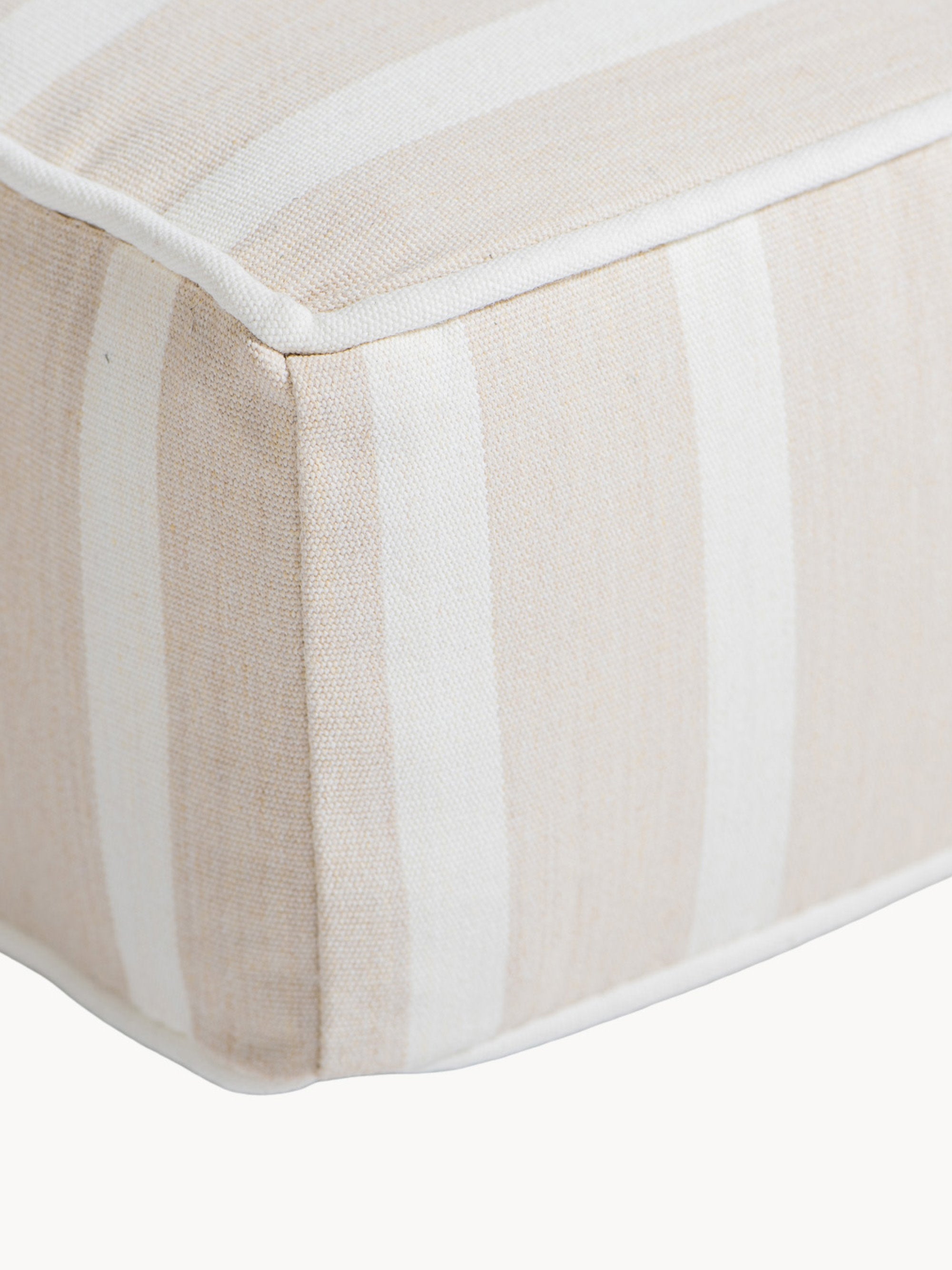 Slip Lounger Seat Cushion Cover with Stripes