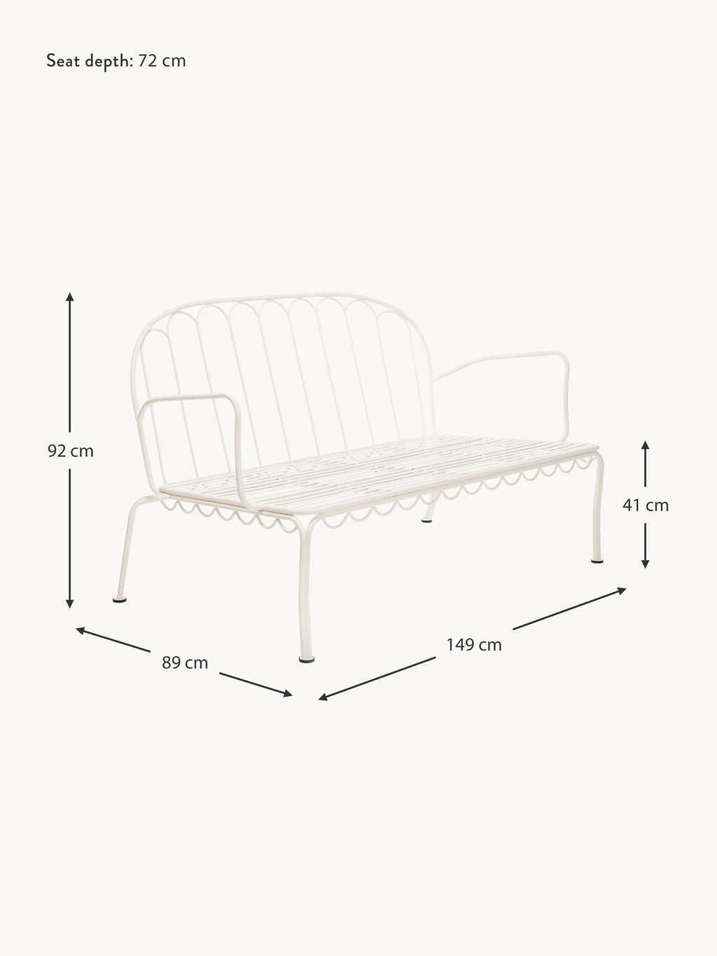 Fresco Garden Sofa Al
