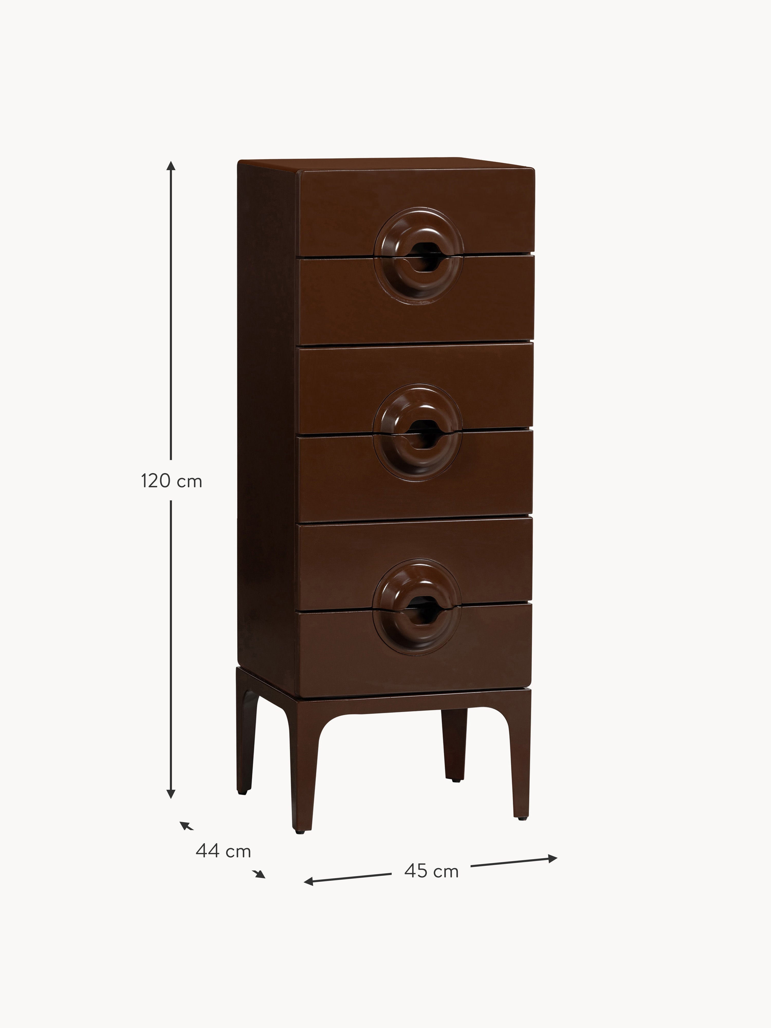 Merge Eucalyptus Wood Bedside Table