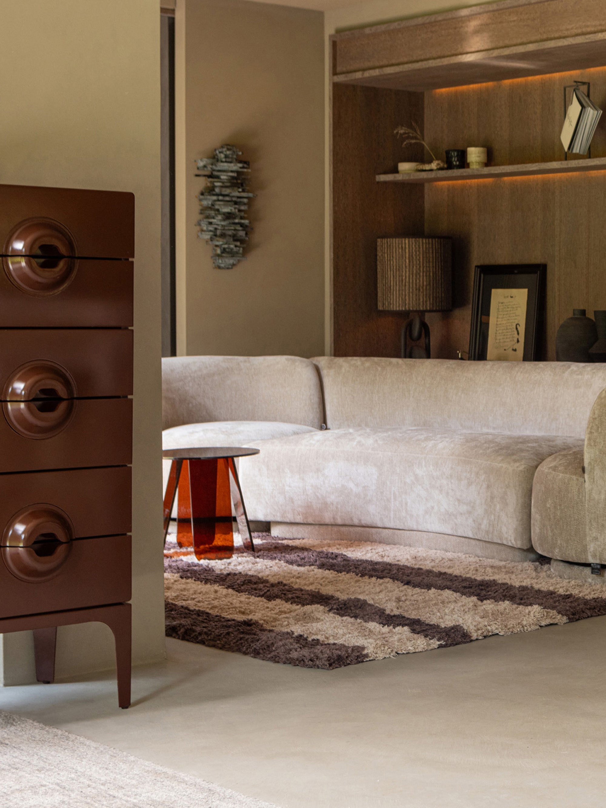 Merge Eucalyptus Wood Bedside Table