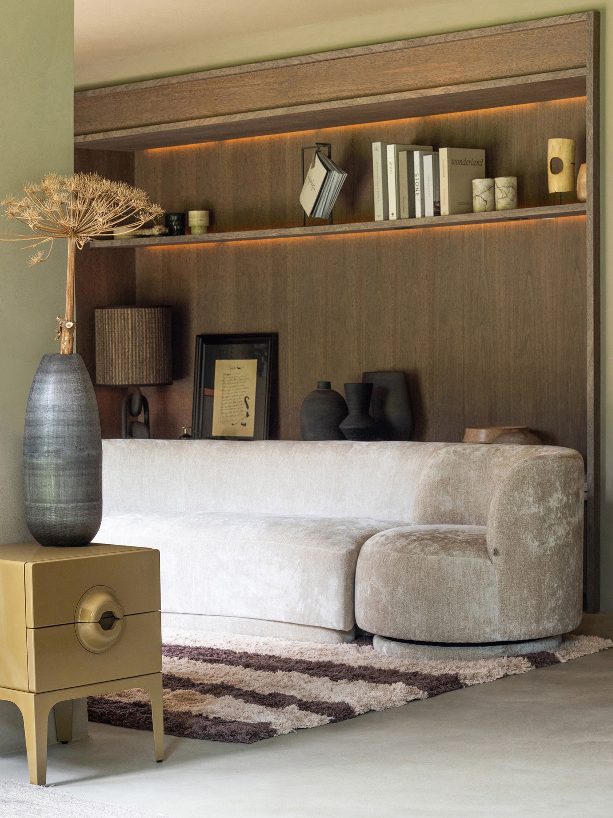 Merge Eucalyptus Wood Bedside Table