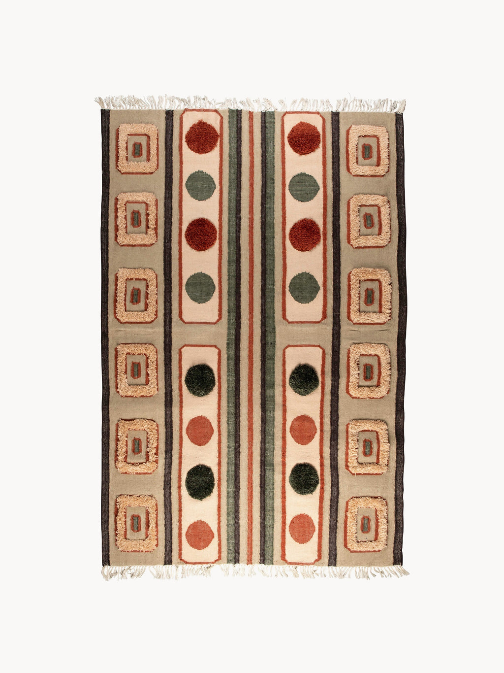 Gallery image 1 - Hand-Woven High-Pile Rug Haydon with Tassels