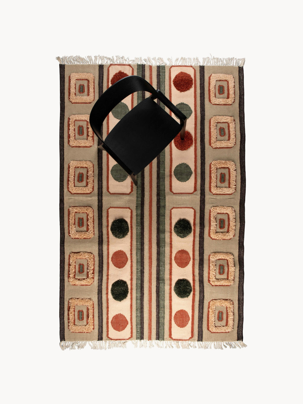 Haydon Hand-Woven High-Pile Rug with Tassels