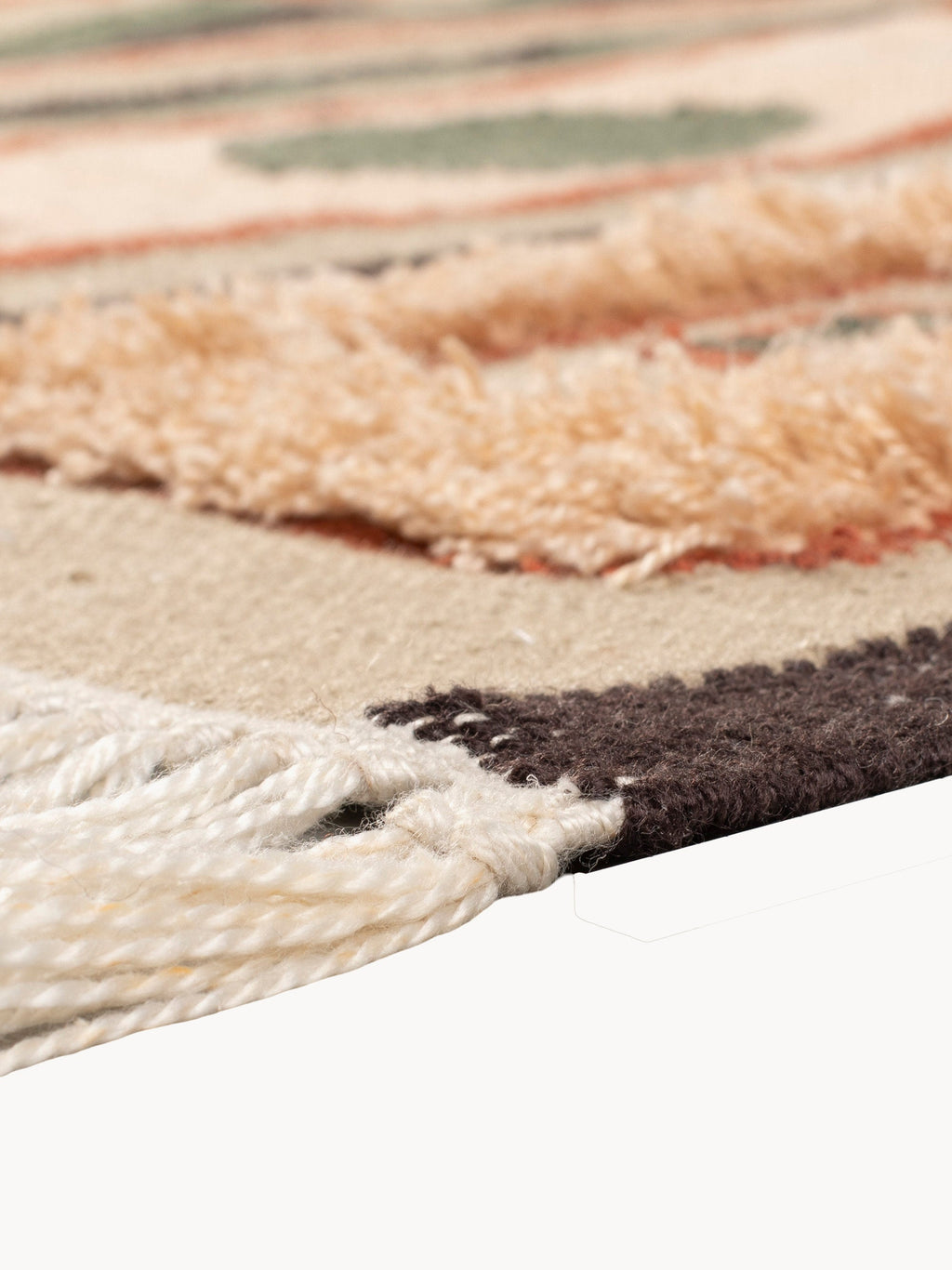Haydon Hand-Woven High-Pile Rug with Tassels