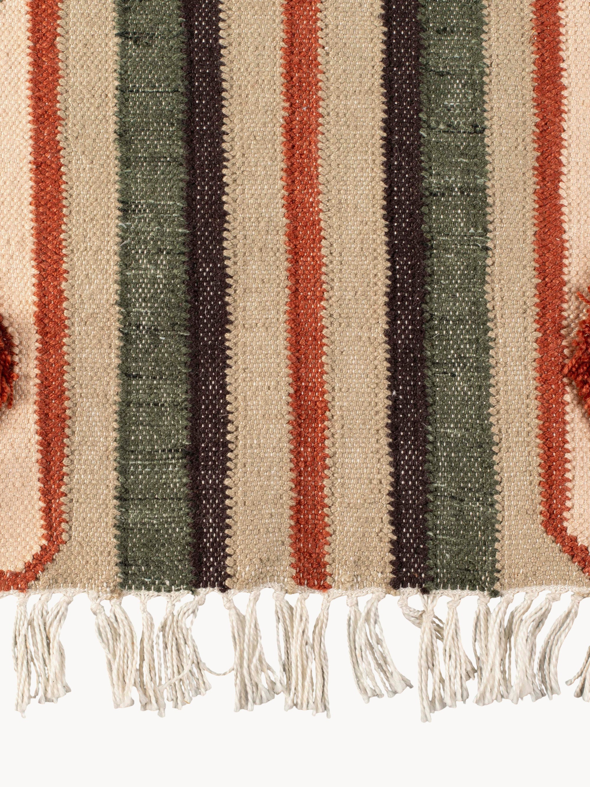 Haydon Hand-Woven High-Pile Rug with Tassels