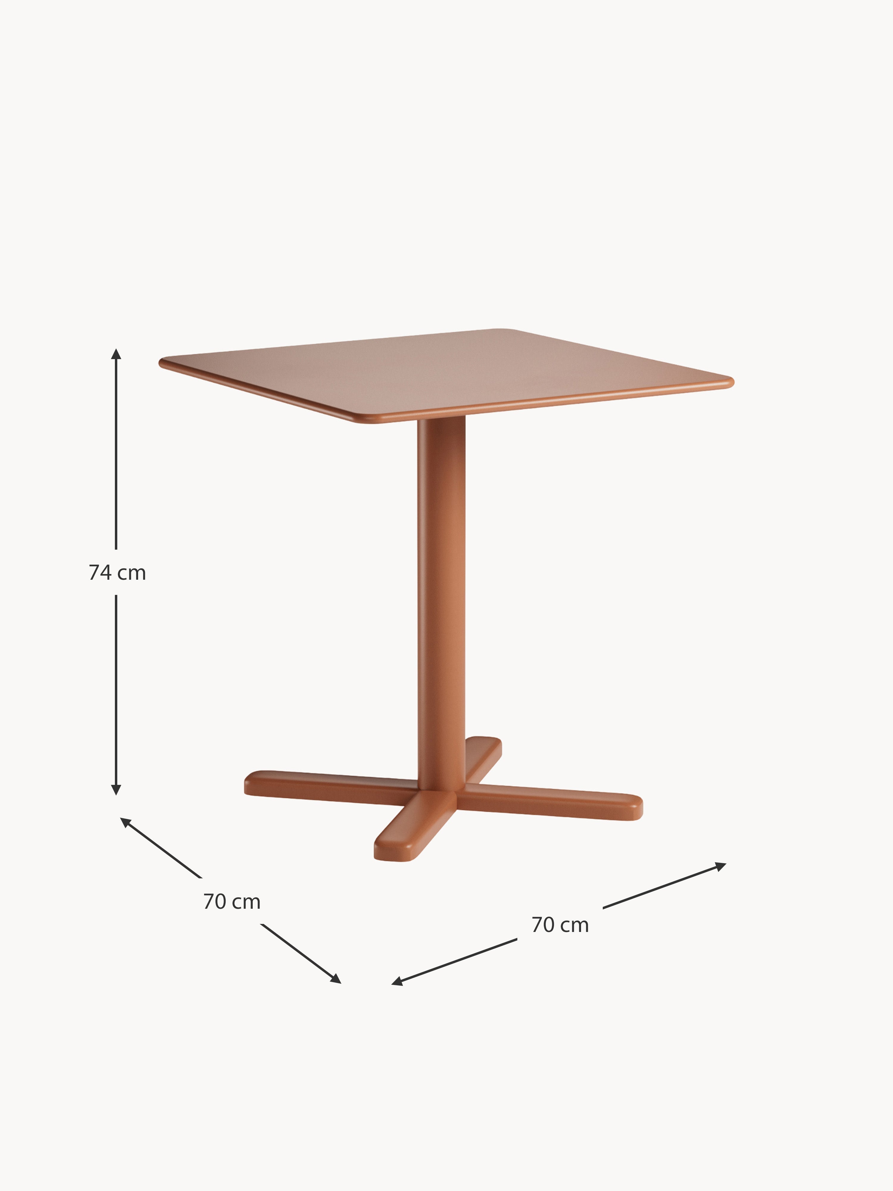 Darwin Folding Garden Table, 70 x 70 cm
